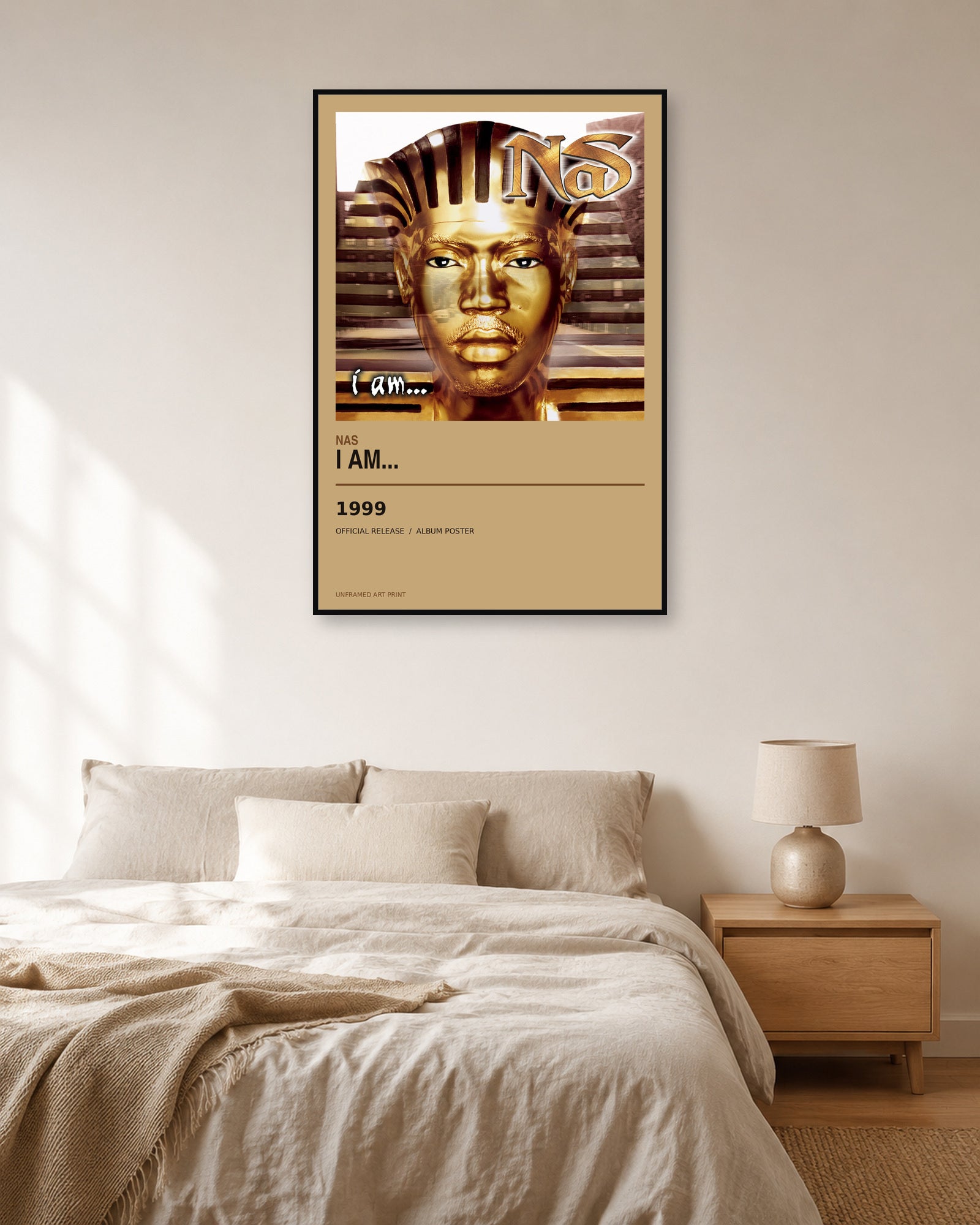 Nas I Am... album poster - bedroom view