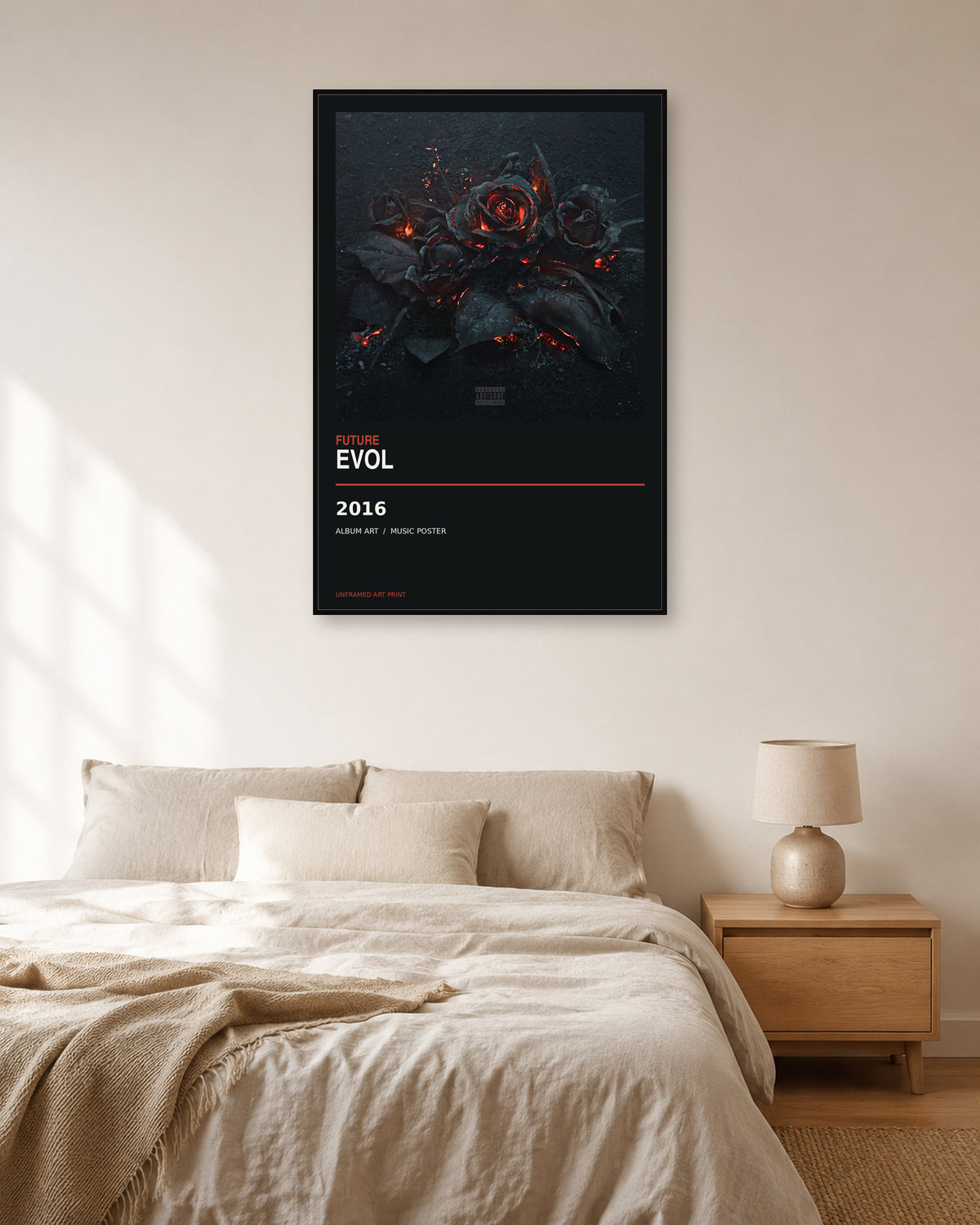 Future EVOL unframed album poster - bedroom scene