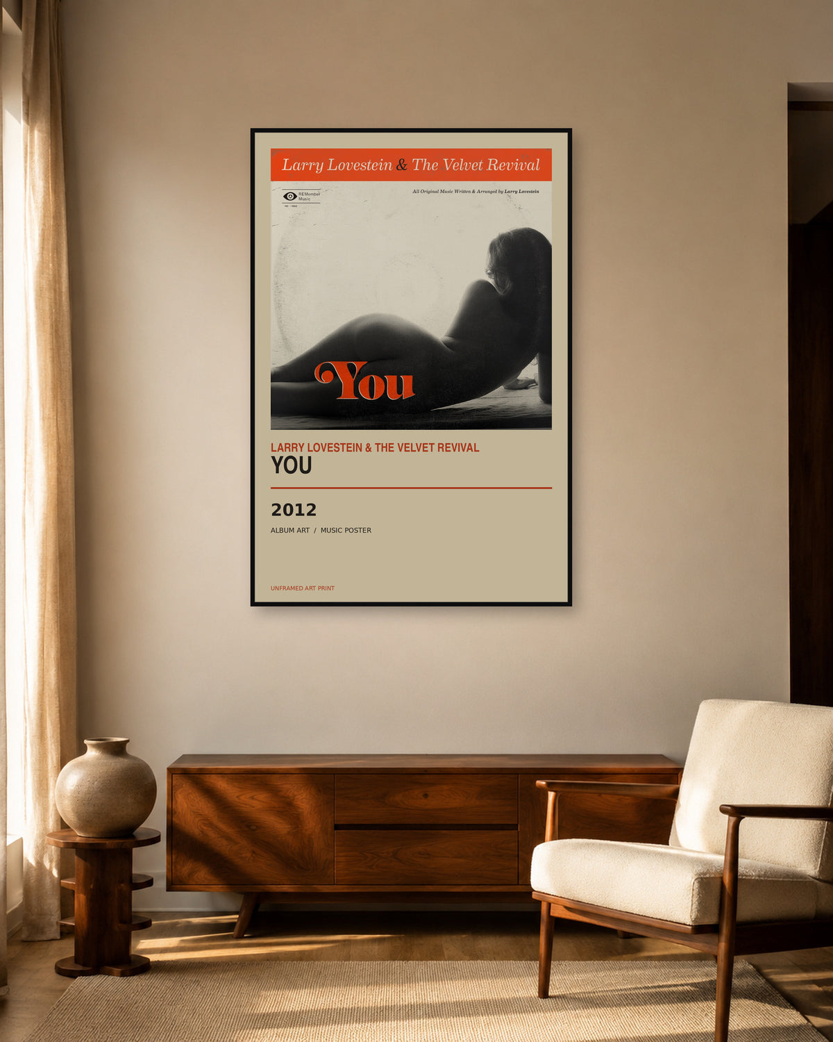 You Mac Miller unframed music poster - living-room view