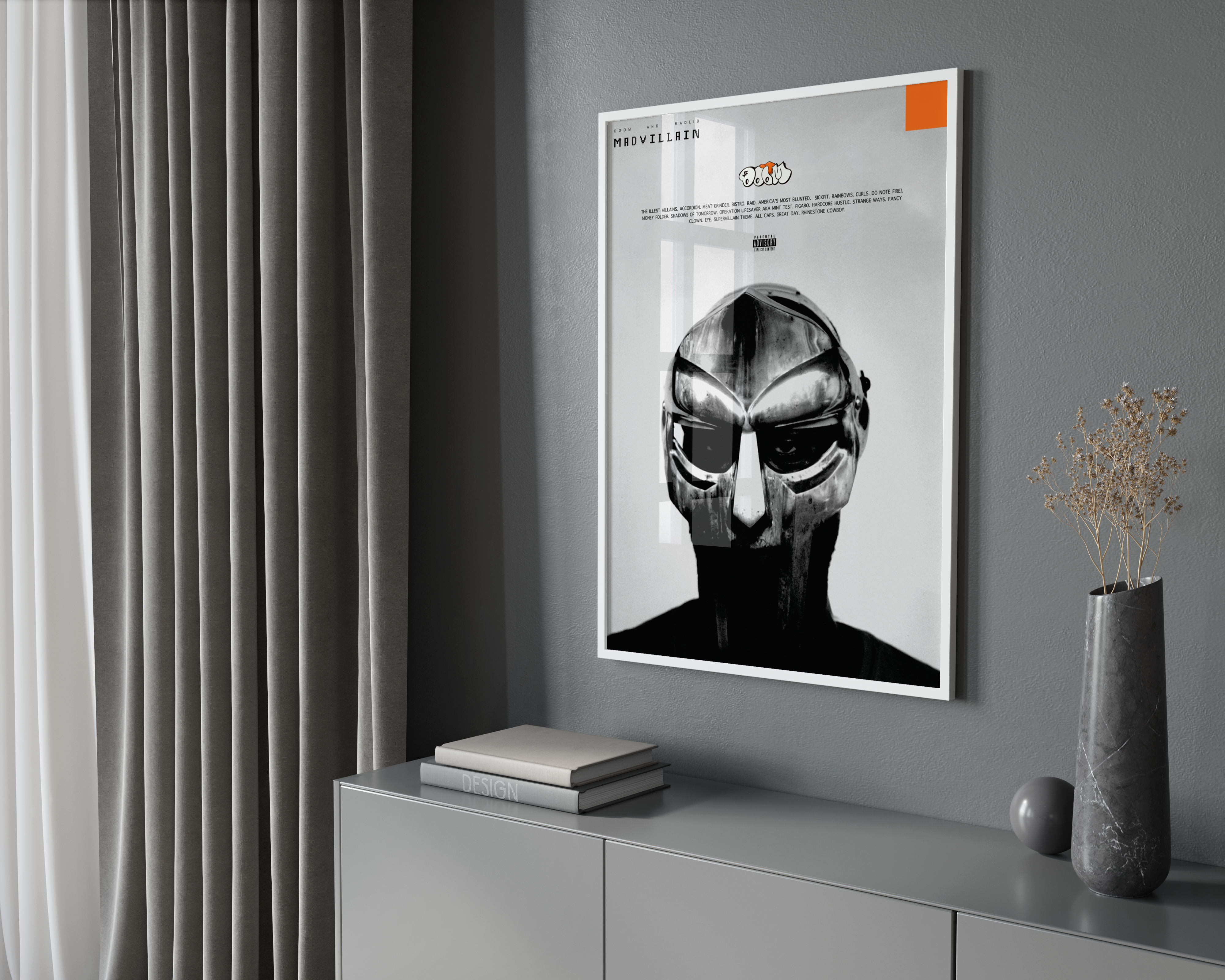 MF DOOM MadVillain Poster poster wall art print room decor