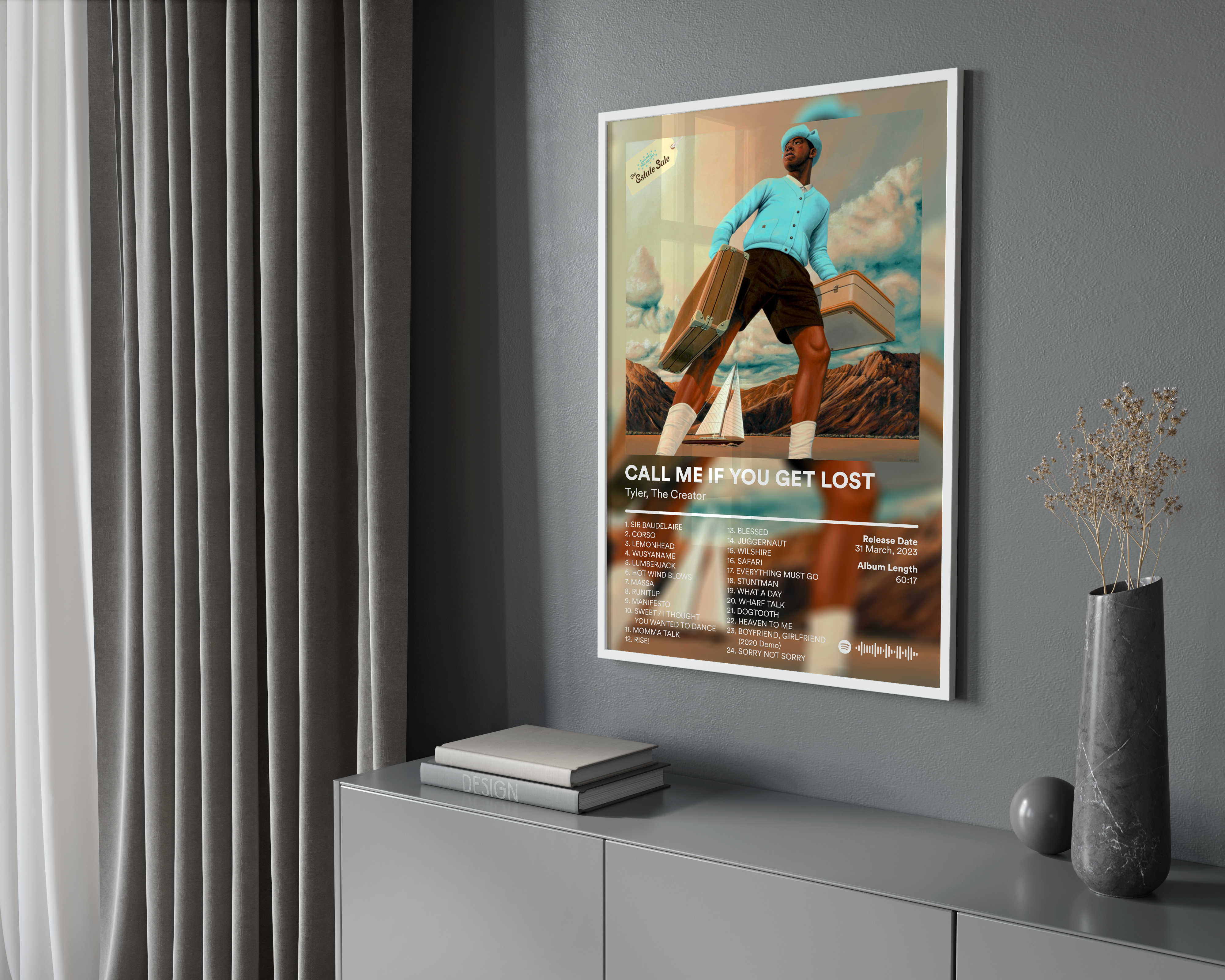 Tyler The Creator CMIYGL The Estate Sale Album poster wall art print room decor