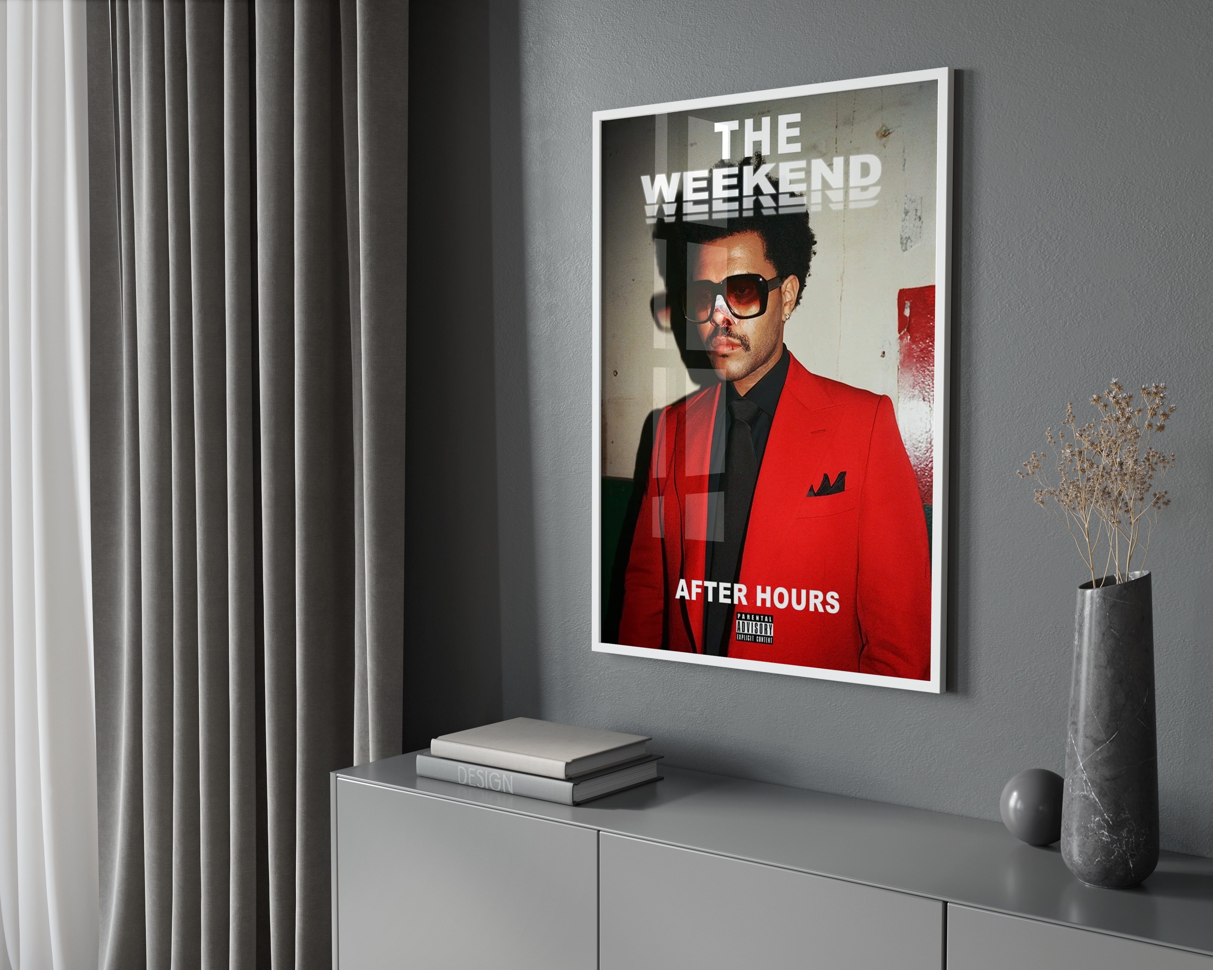 The Weeknd After Hours poster wall art print room decor