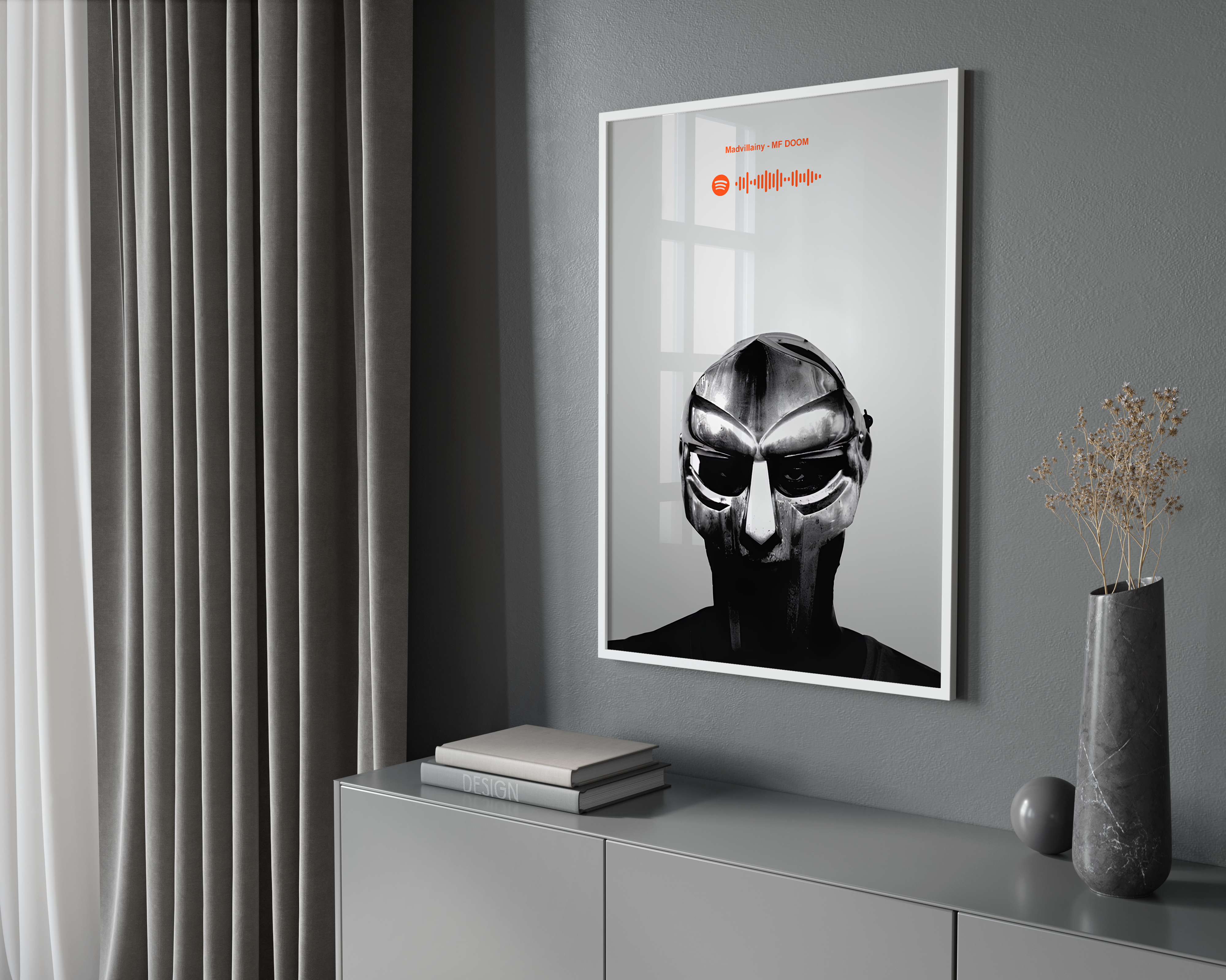 MF DOOM Madvillainy Spotify Poster poster wall art print room decor