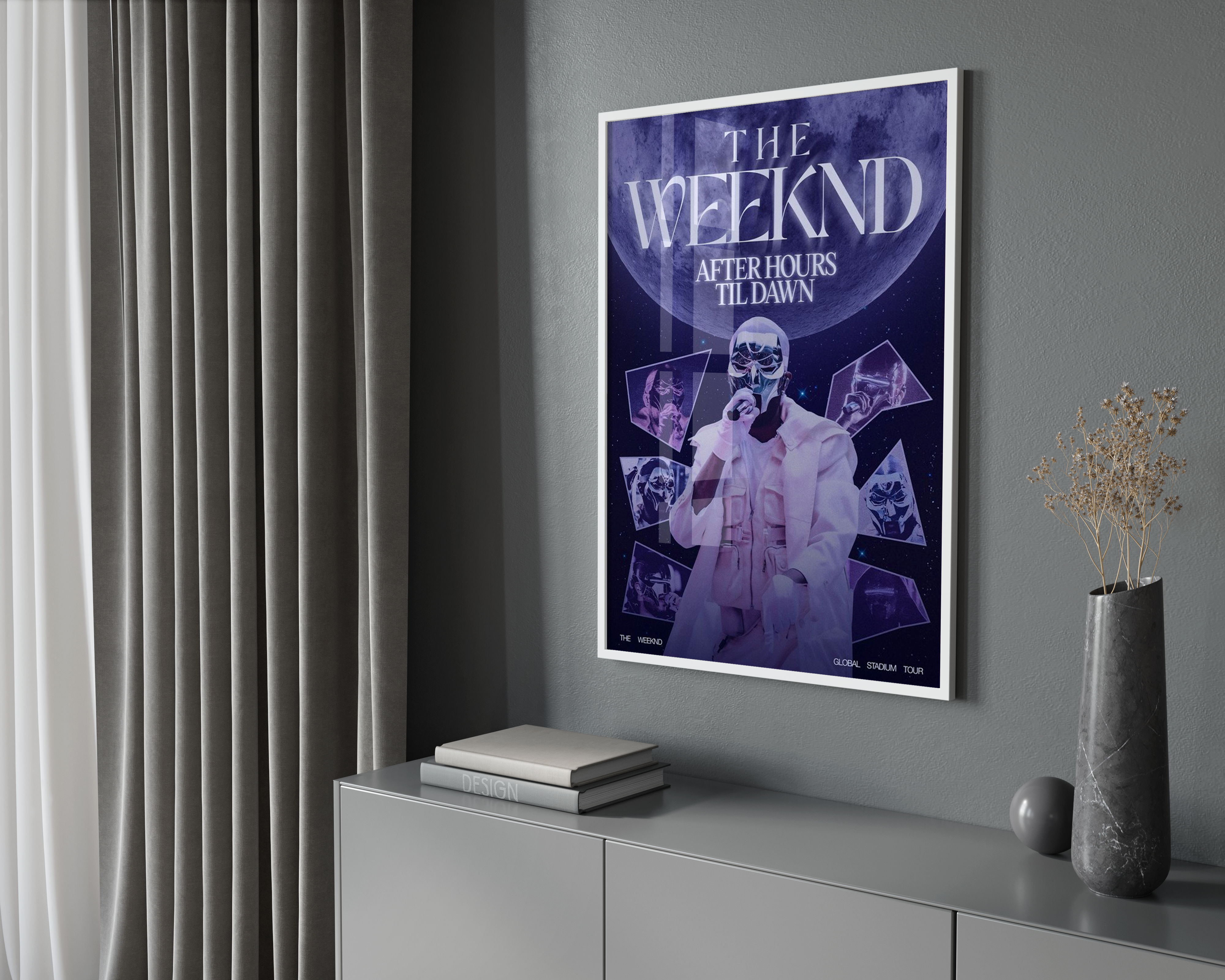 The Weeknd After Hours Tour poster wall art print room decor