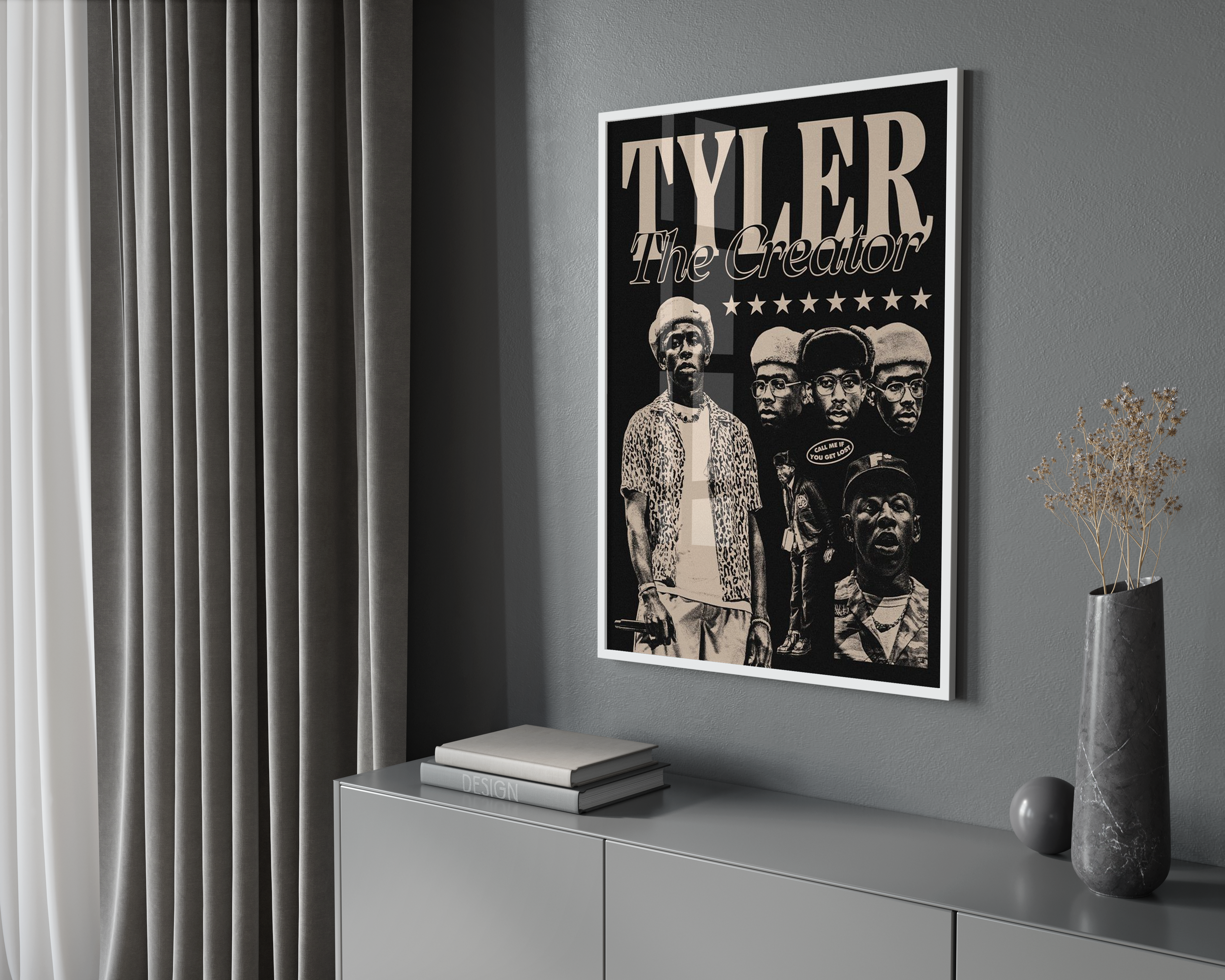 Tyler The Creator Visions poster wall art print room decor