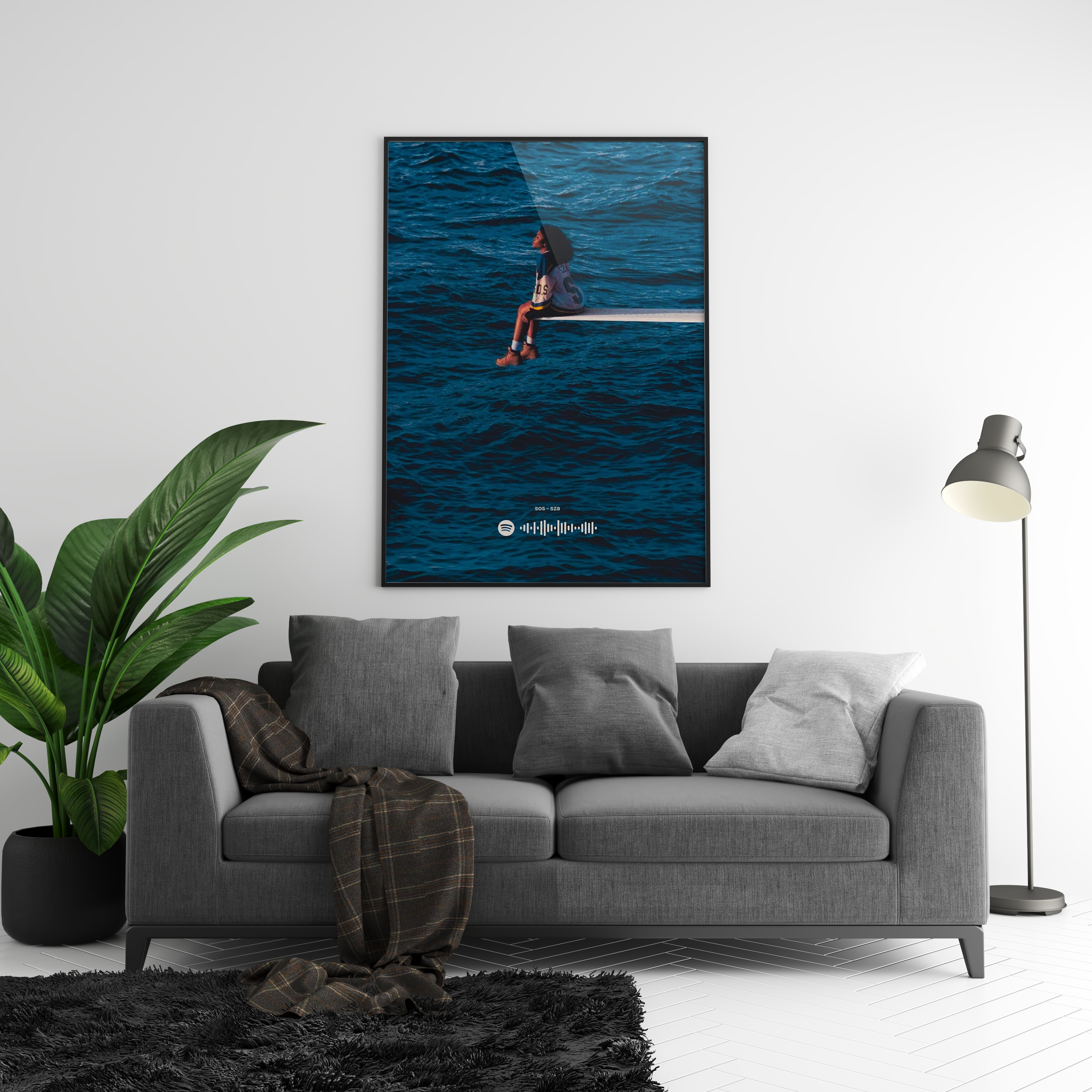 SZA SOS Spotify poster wall art print room decor