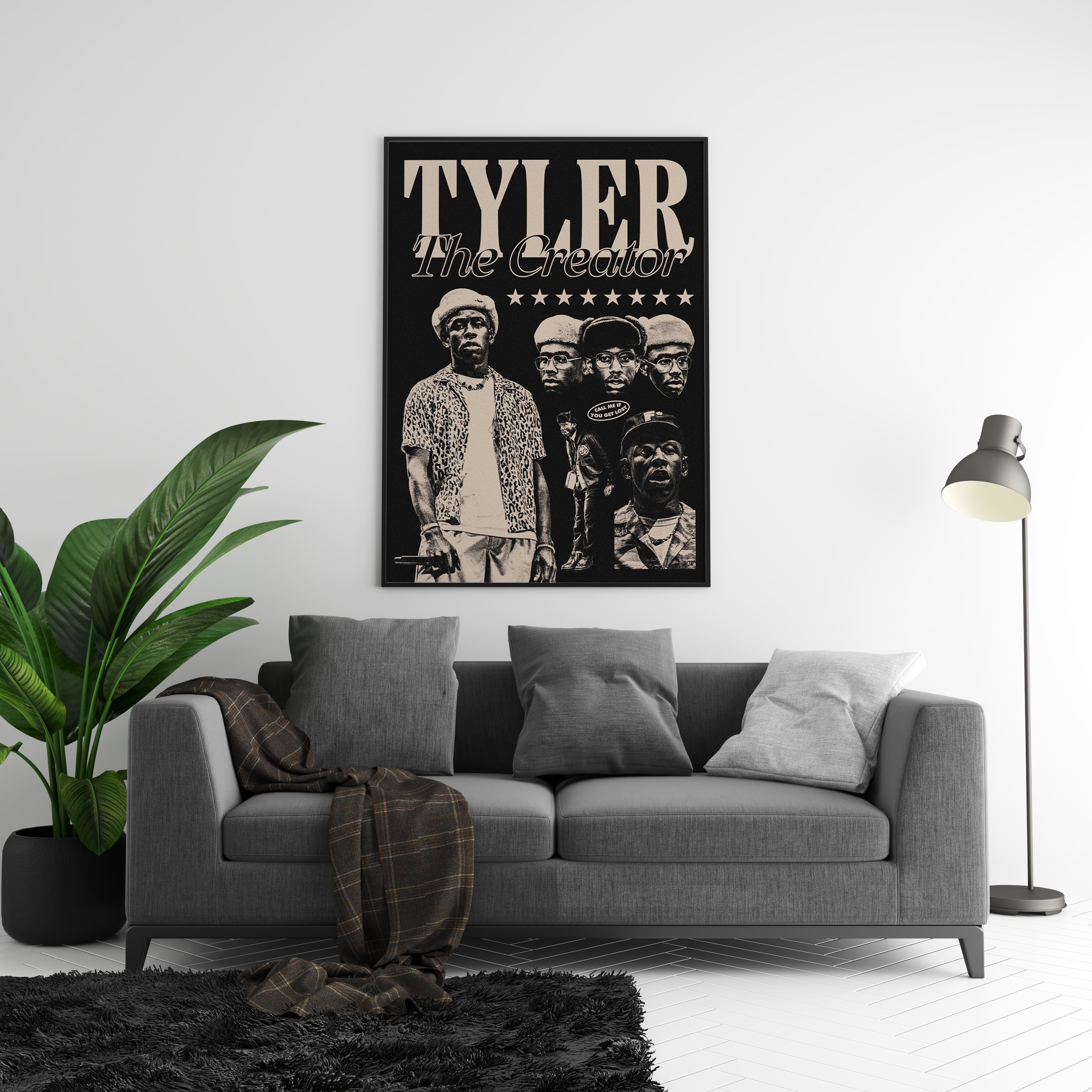 Tyler The Creator Visions poster wall art print room decor