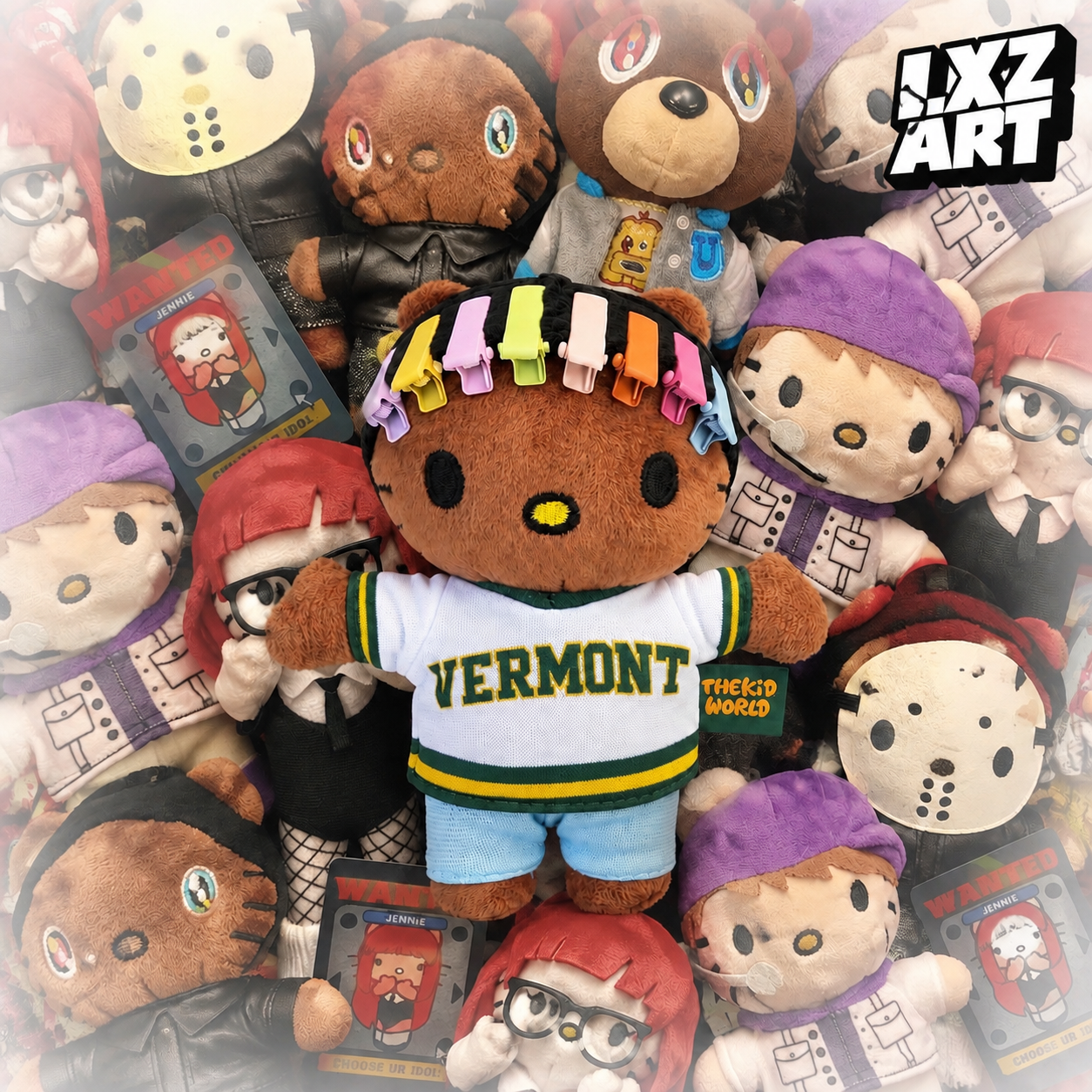Drake-Inspired Vermont Plush Keychain – Hip-Hop Collectible
