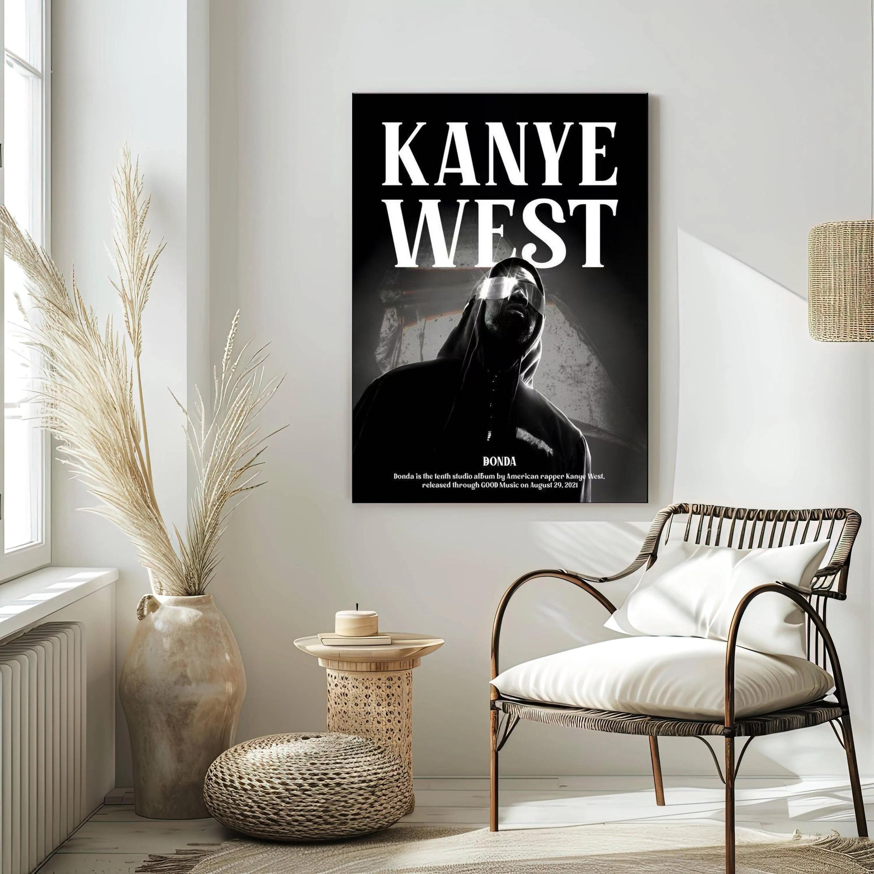 Kanye West Donda Portrait Wall Art Print poster wall art print room decor