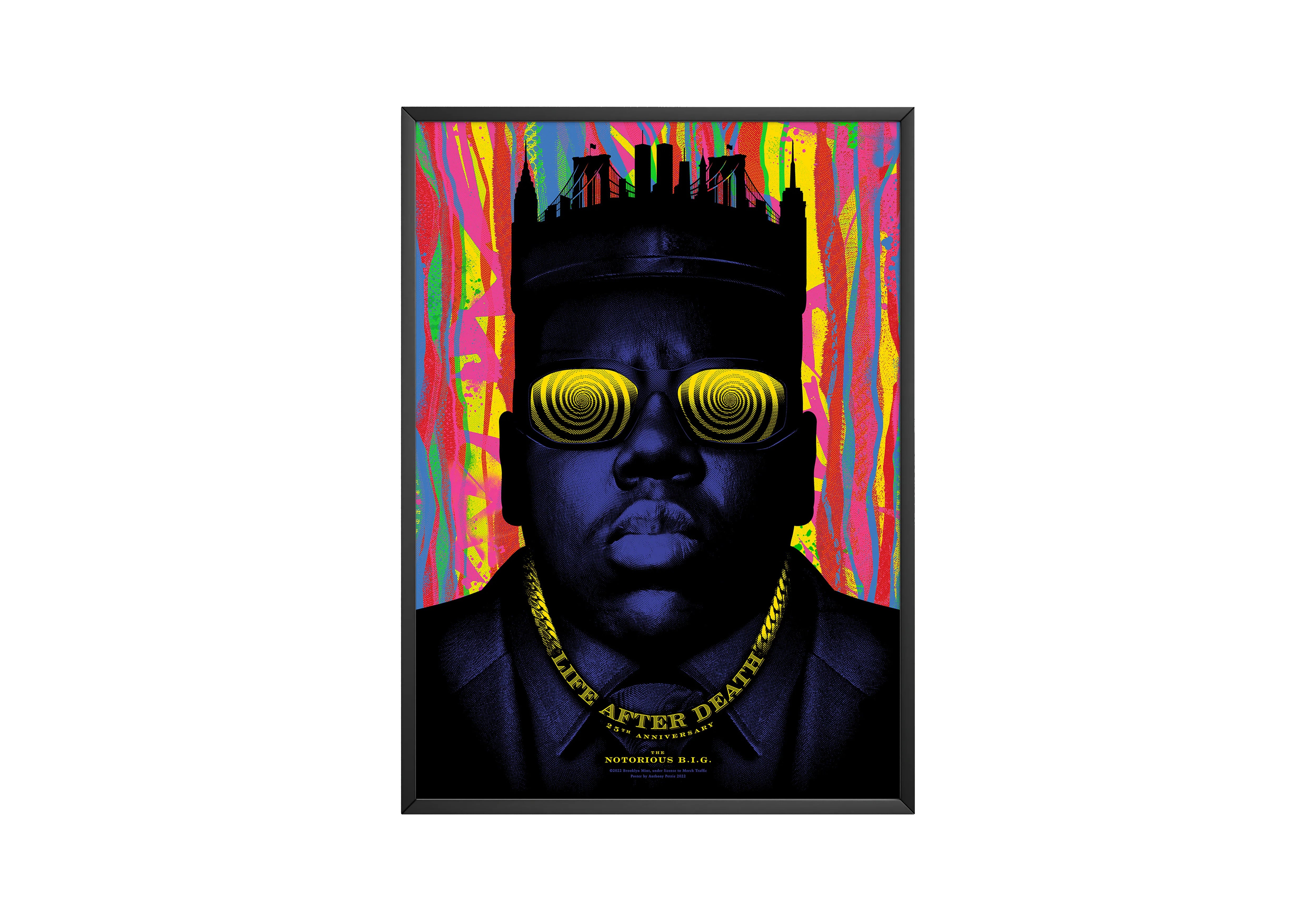The Notorious B.I.G. Life After Death 25주년 포스터 | 프레임 없는 침실 벽 장식