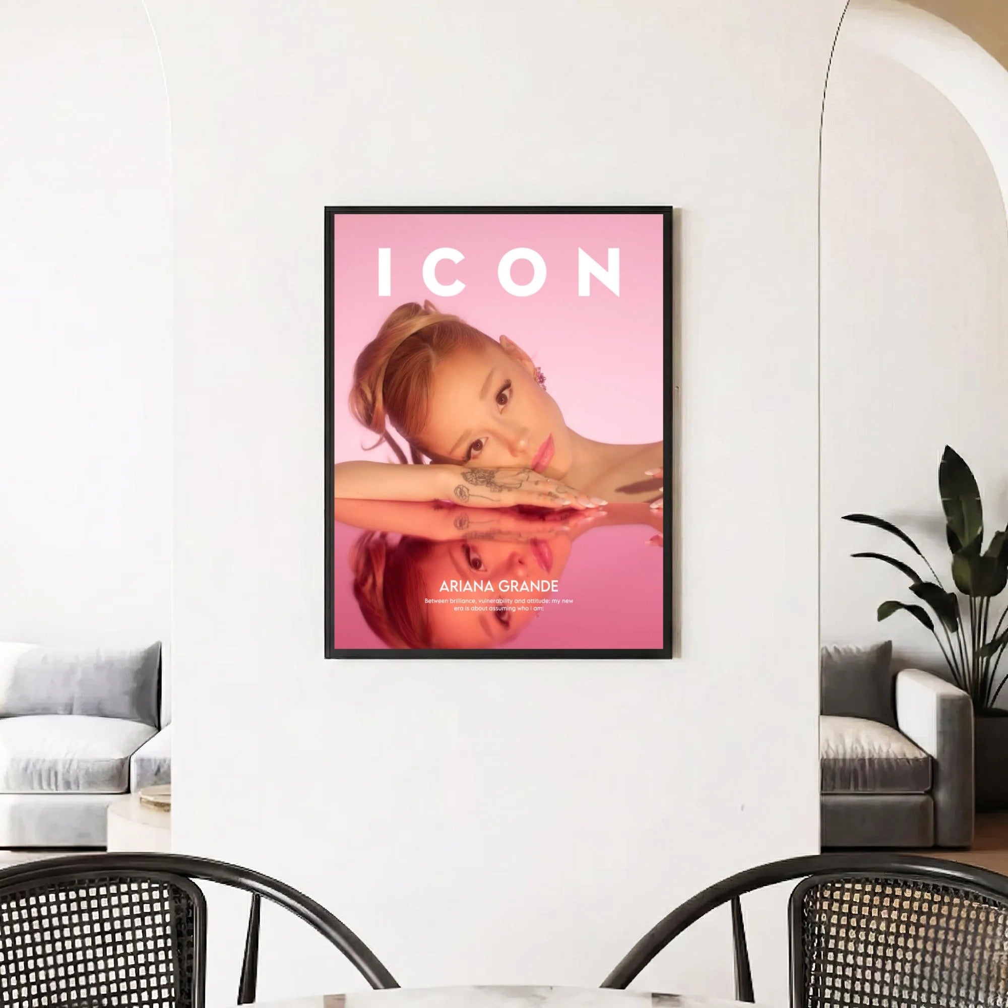 Ariana Grande Icon Portrait Poster | lxzart
