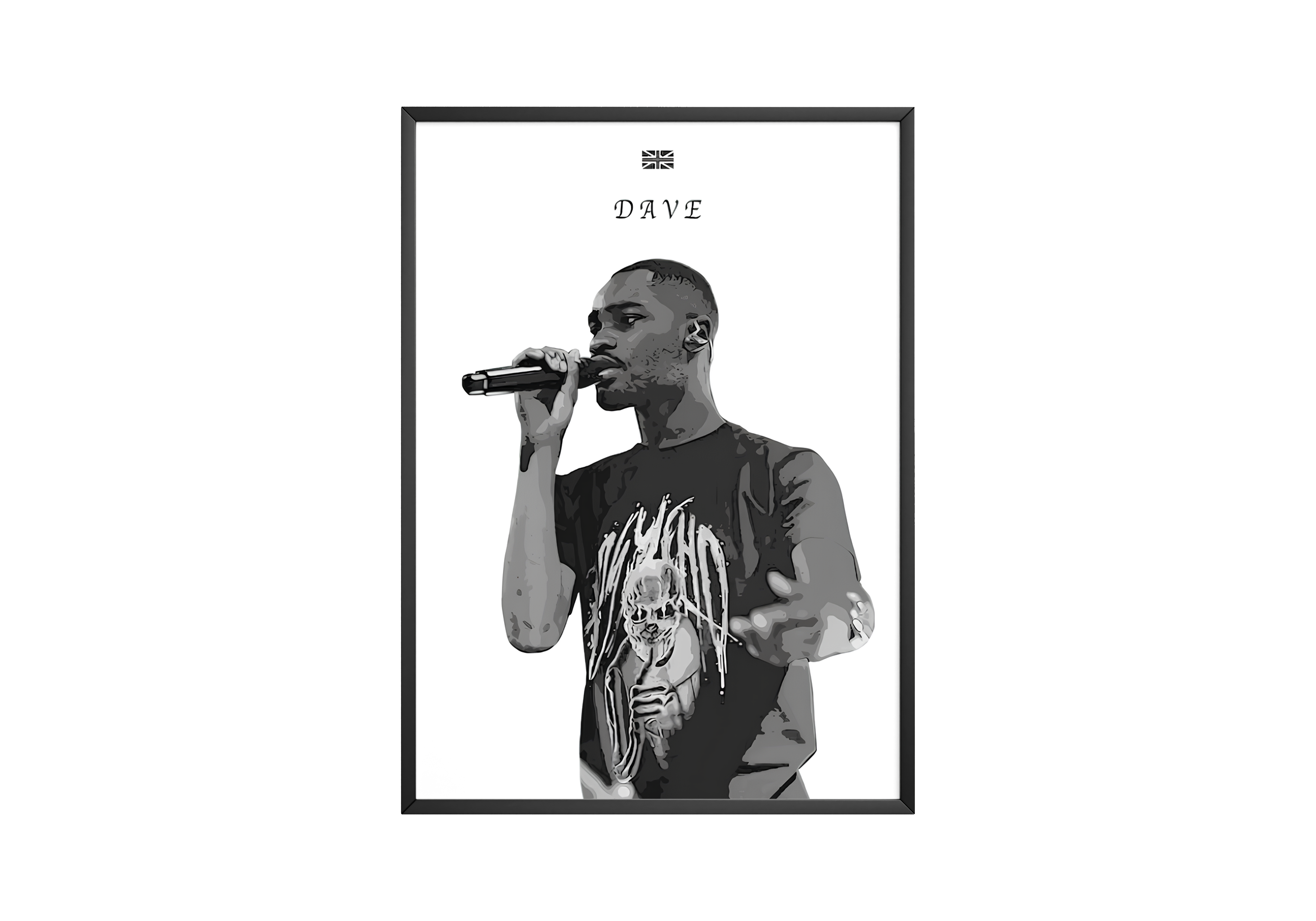 Dave - At Work Poster poster wall art print room decor