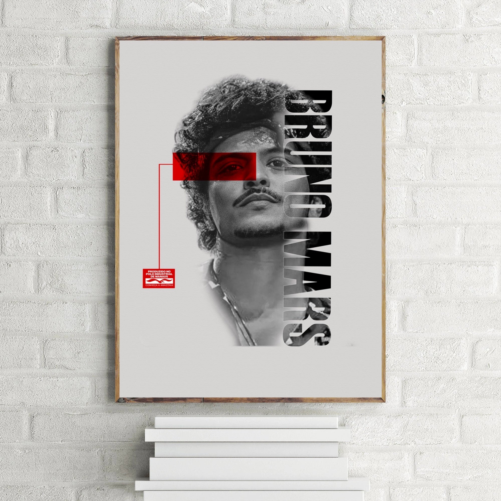 Bruno Mars Minimalist Portrait Wall Art Print poster wall art print room decor