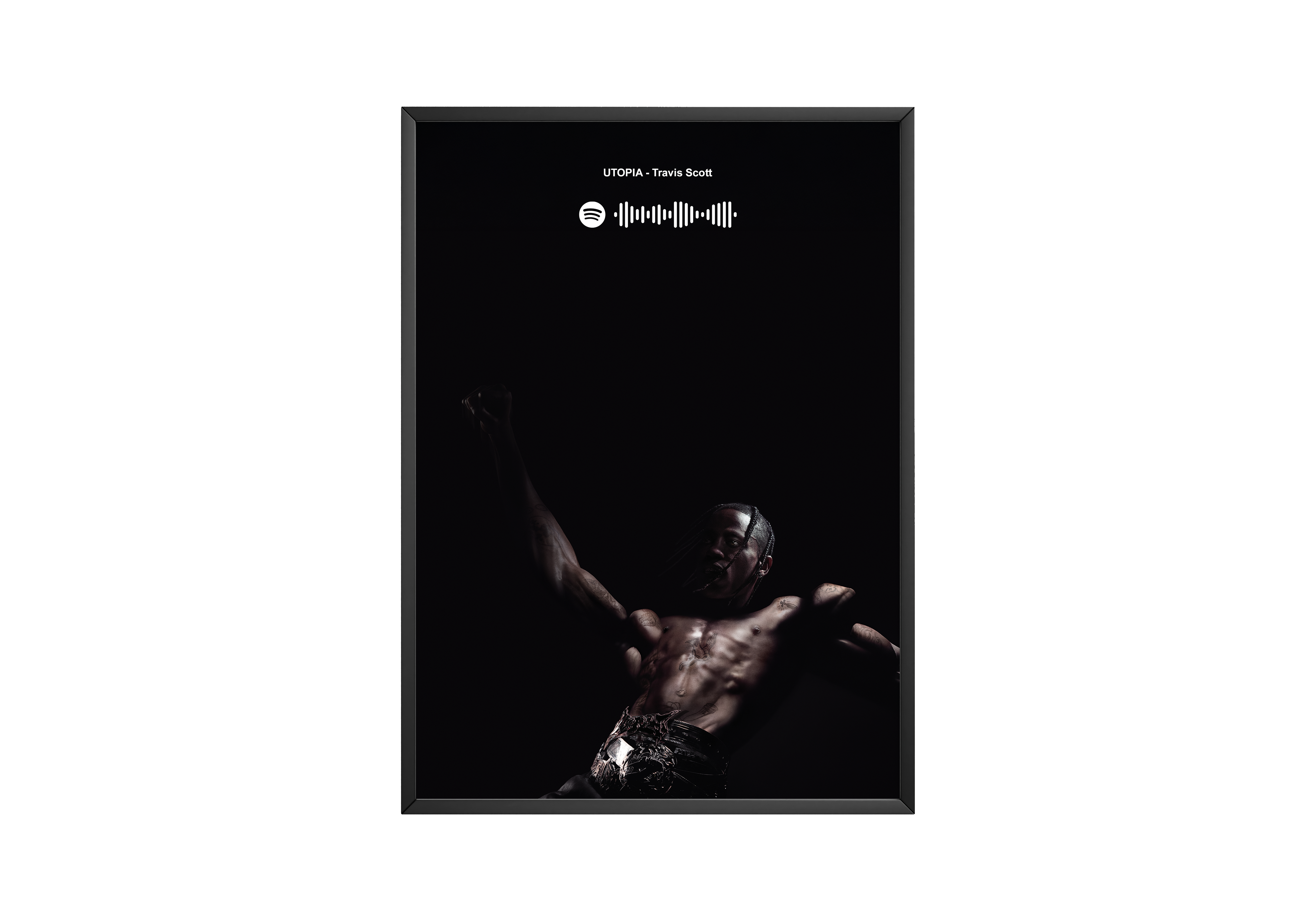 Travis Scott Utopia Spotify Poster poster wall art print room decor
