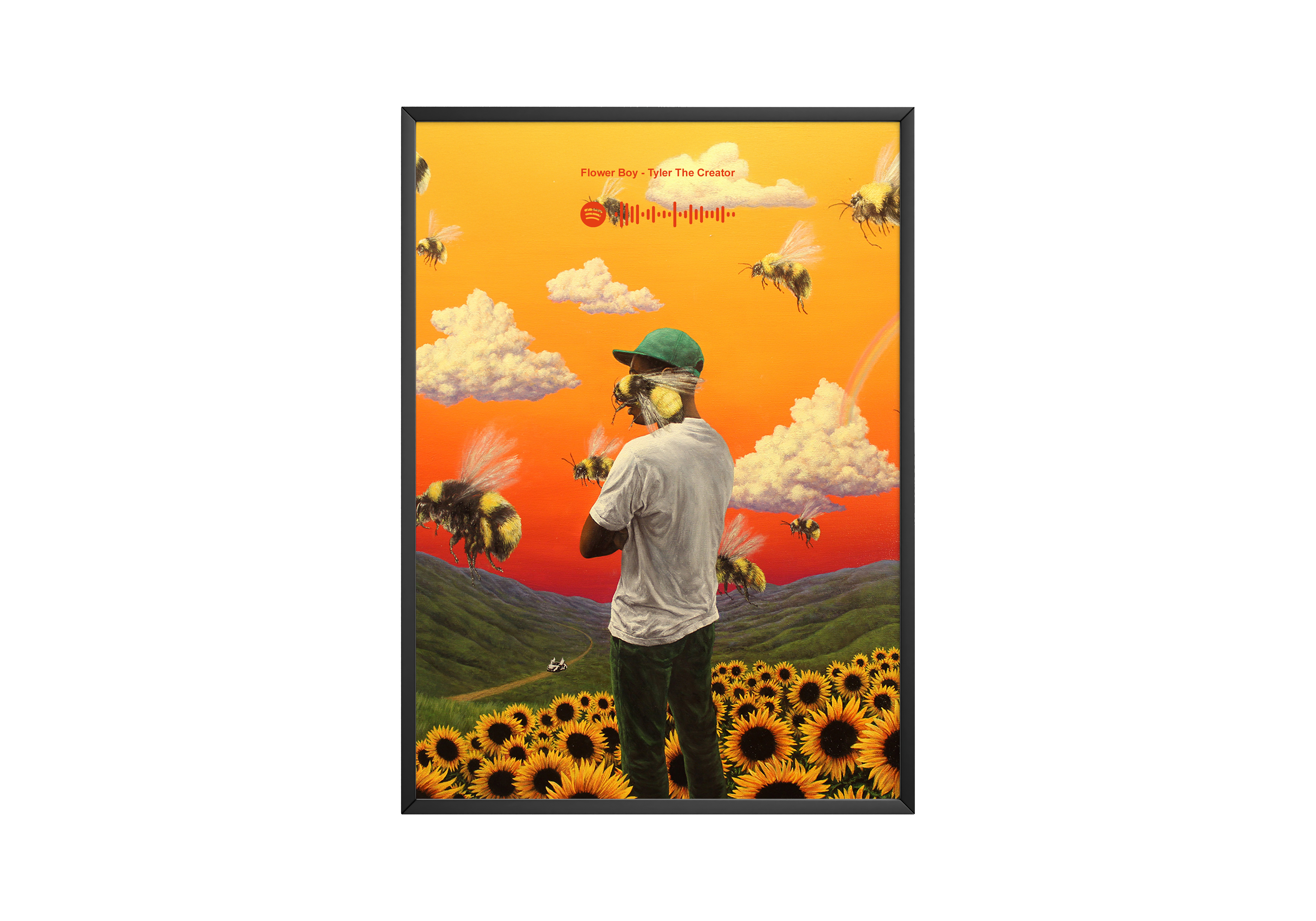 Tyler The Creator Flower Boy Spotify poster wall art print room decor