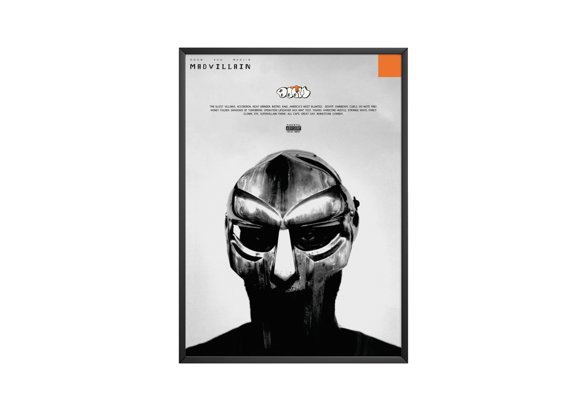 MF DOOM Madvillainy Album Poster | lxzart MF DOOM Madvillainy Album Poster | lxzart