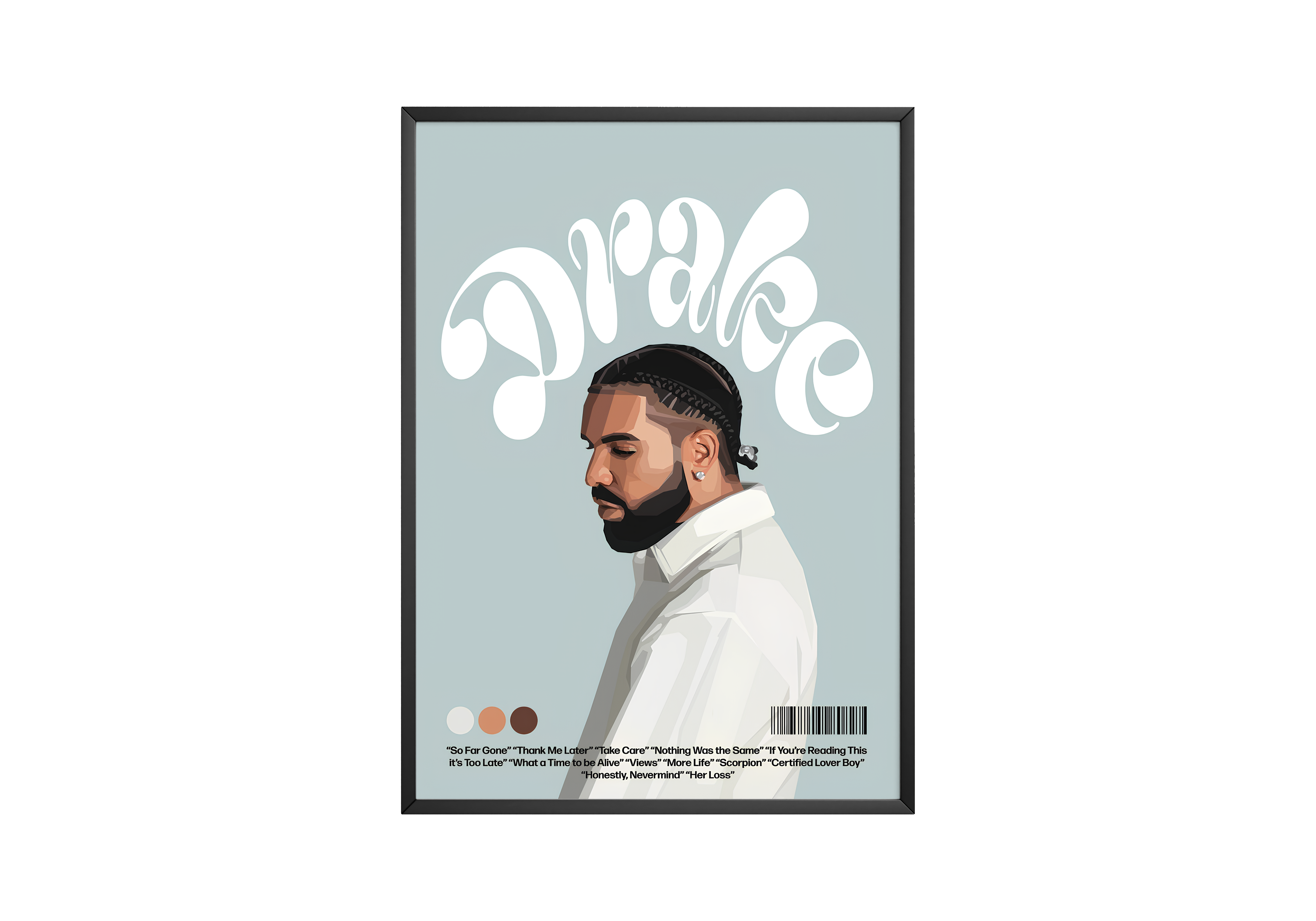 Drake Chronicle poster wall art print room decor