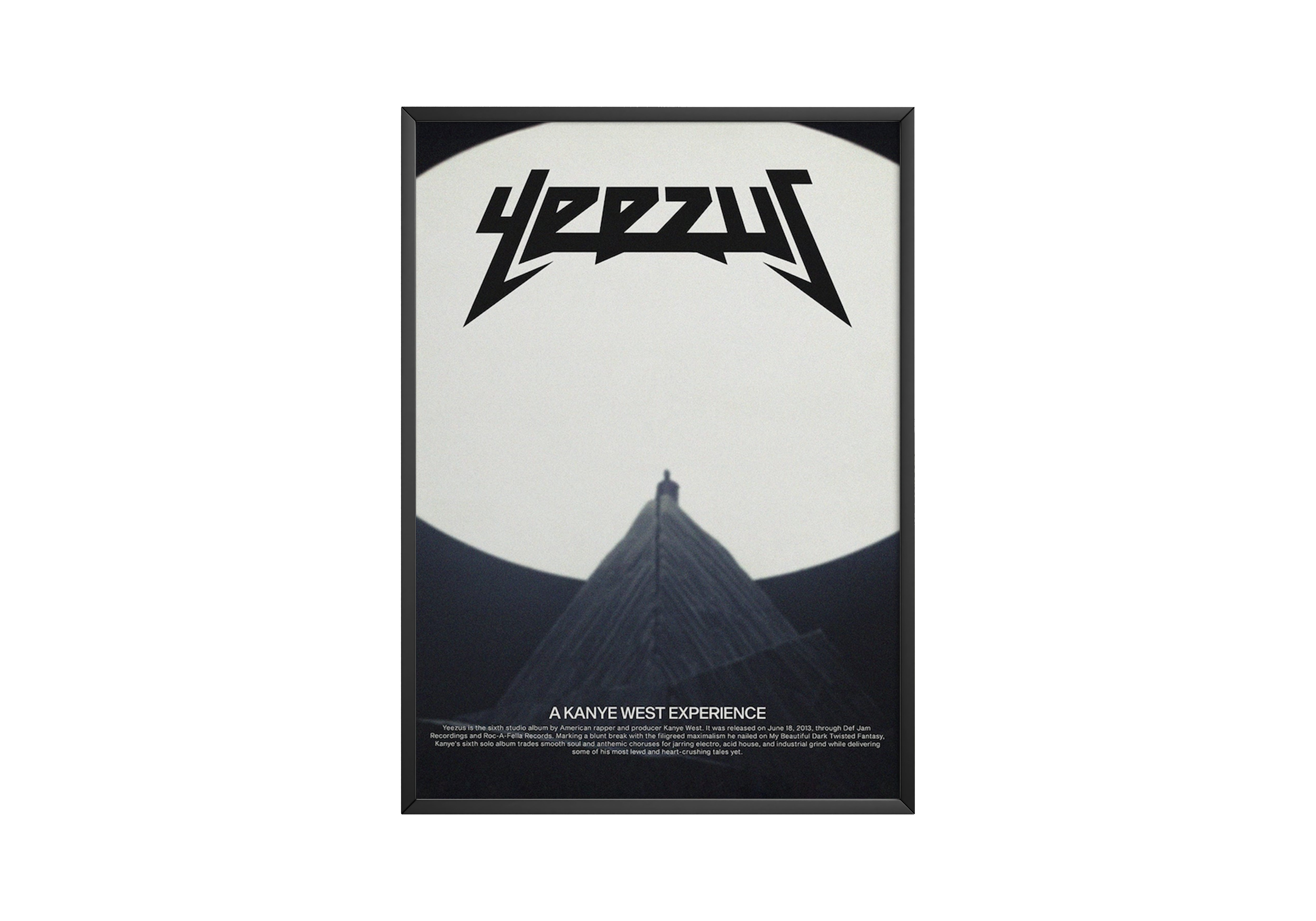 Kanye West Yeezus poster wall art print room decor