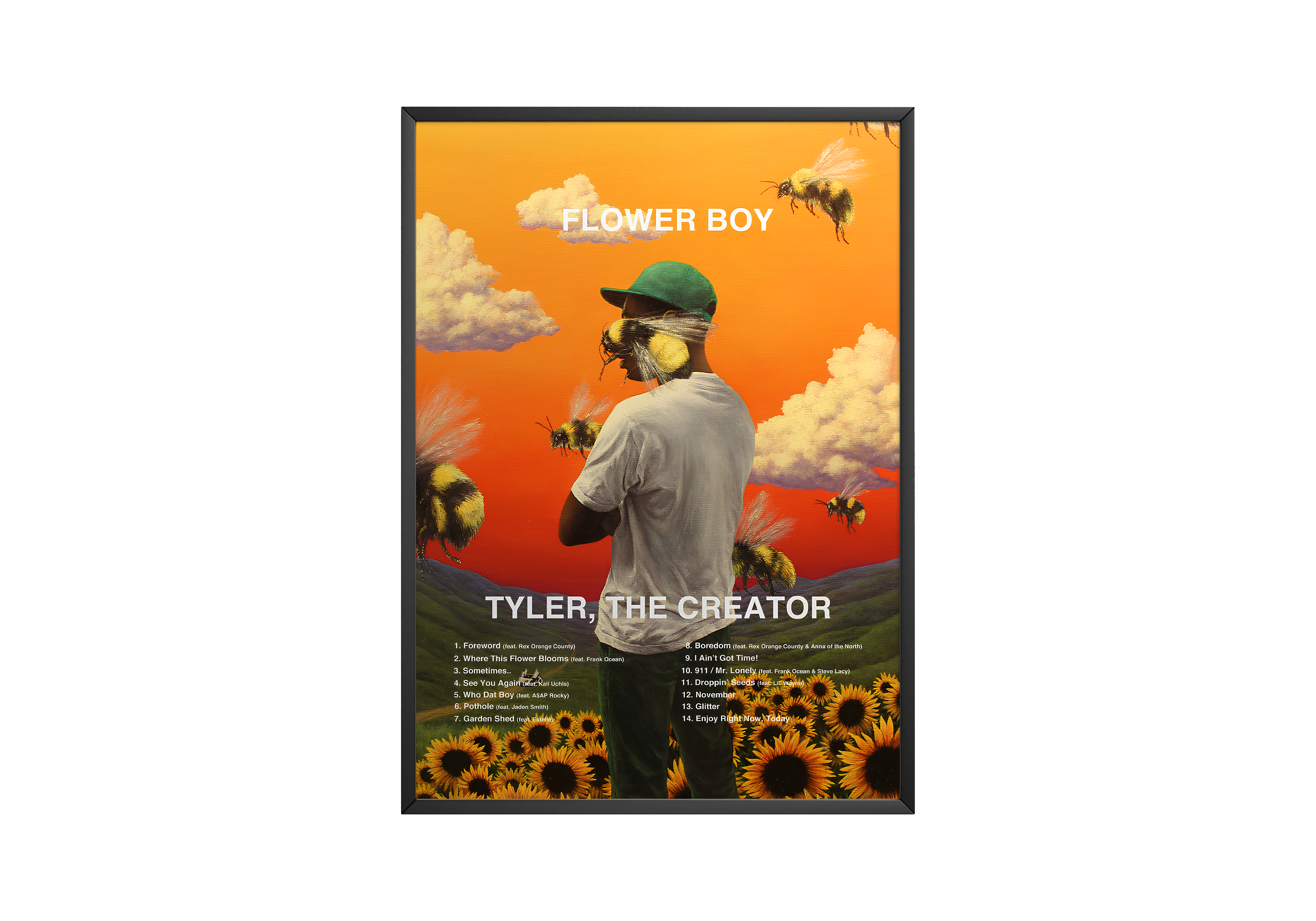 Tyler The Creator Flower Boy Poster poster wall art print room decor