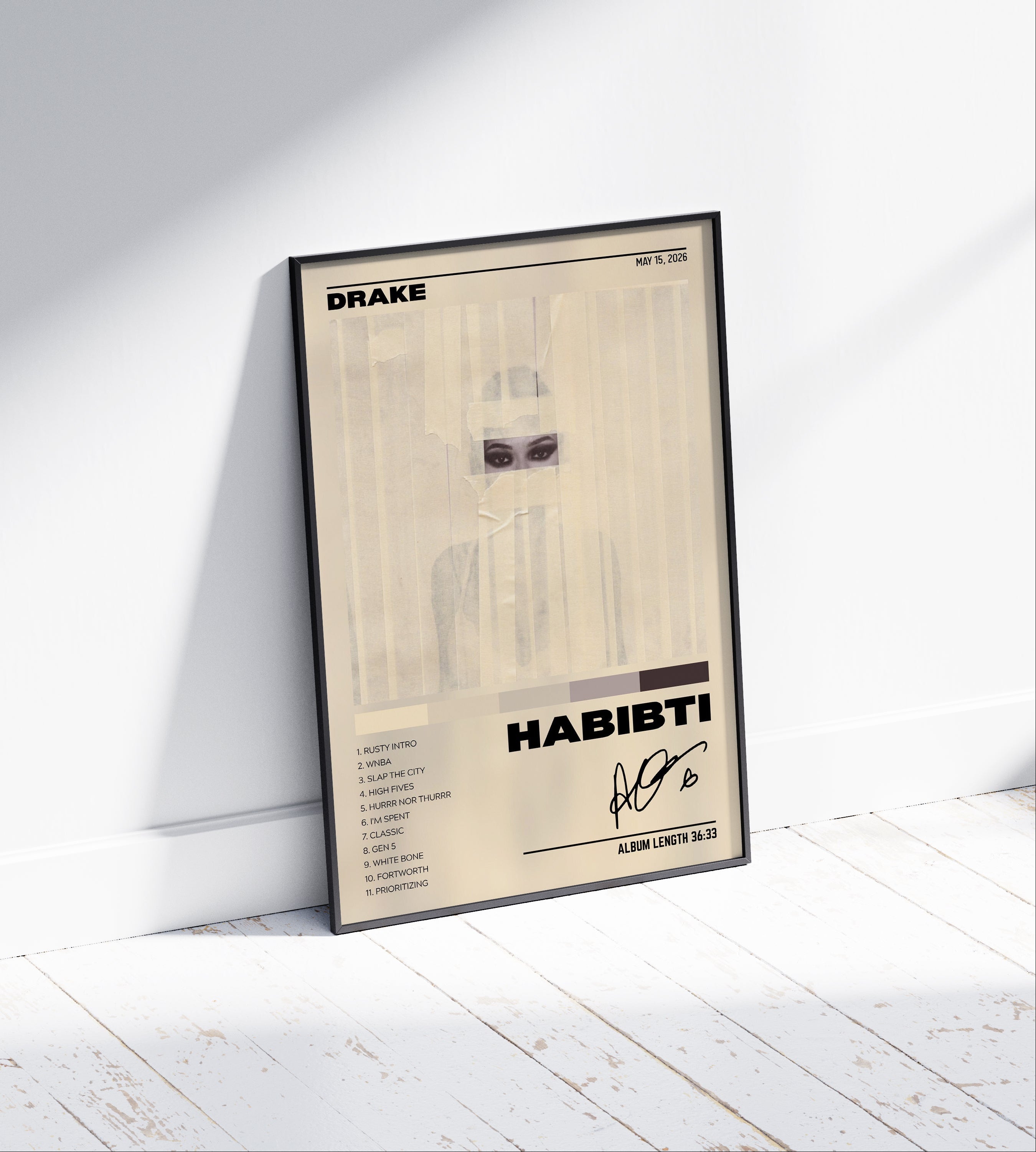 Drake HABIBTI album poster