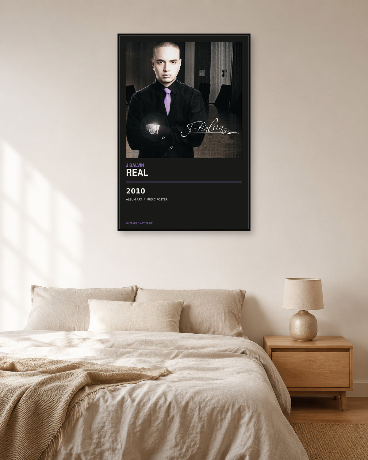 J Balvin Real Album Poster | Unframed Wall Art - product image 3