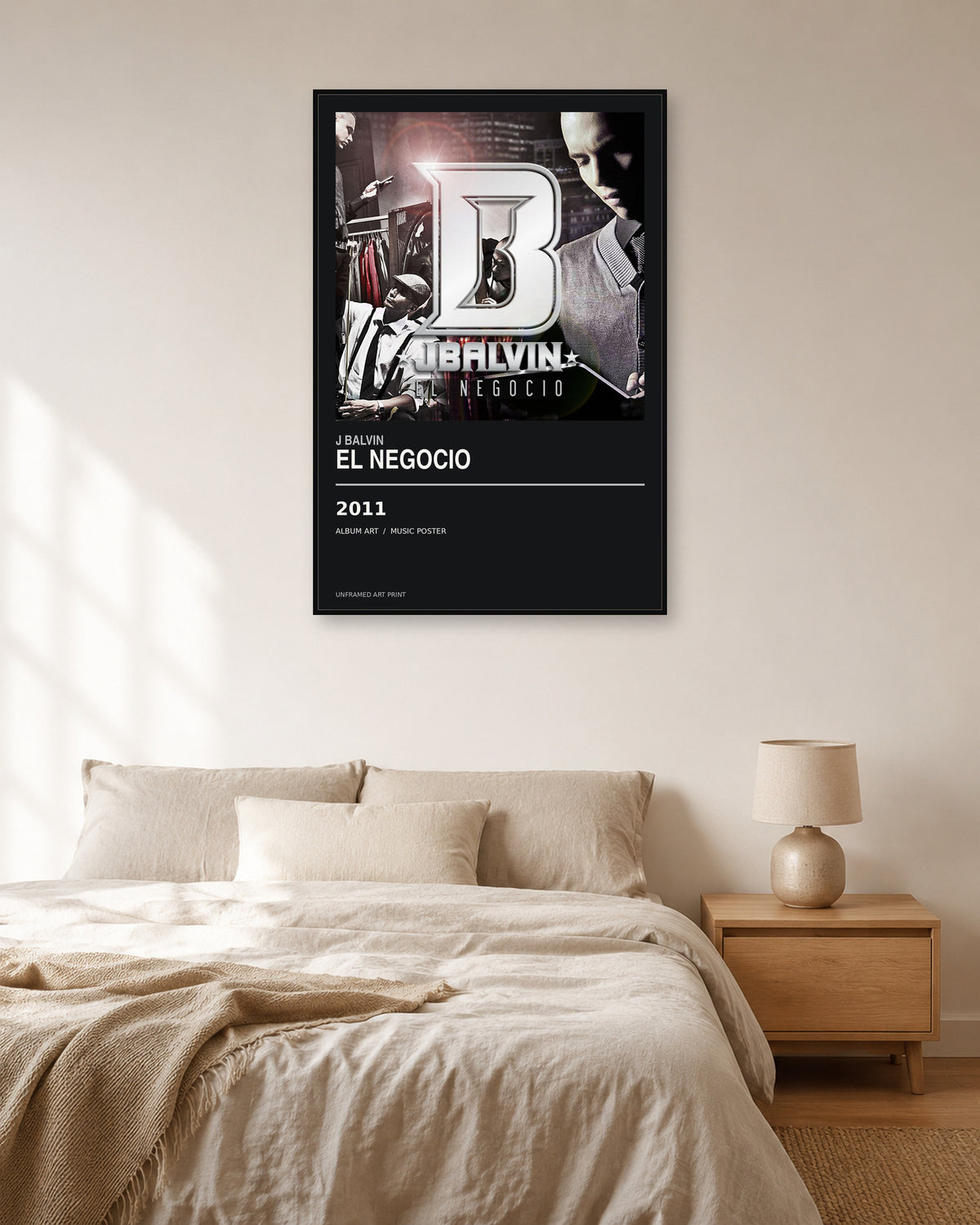 J Balvin El Negocio Album Poster | Unframed Wall Art - product image 3