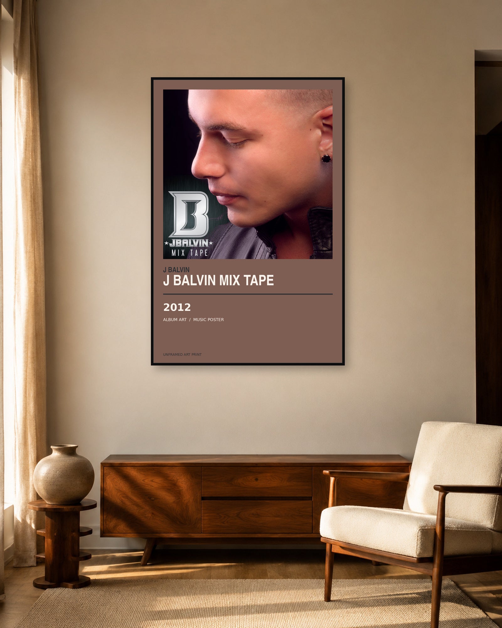 J Balvin Mix Tape Album Poster | Unframed Wall Art - product image 2