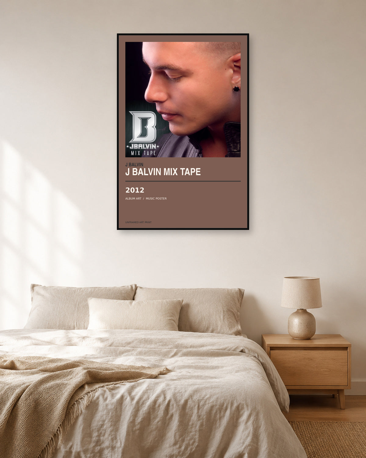 J Balvin Mix Tape Album Poster | Unframed Wall Art - product image 3