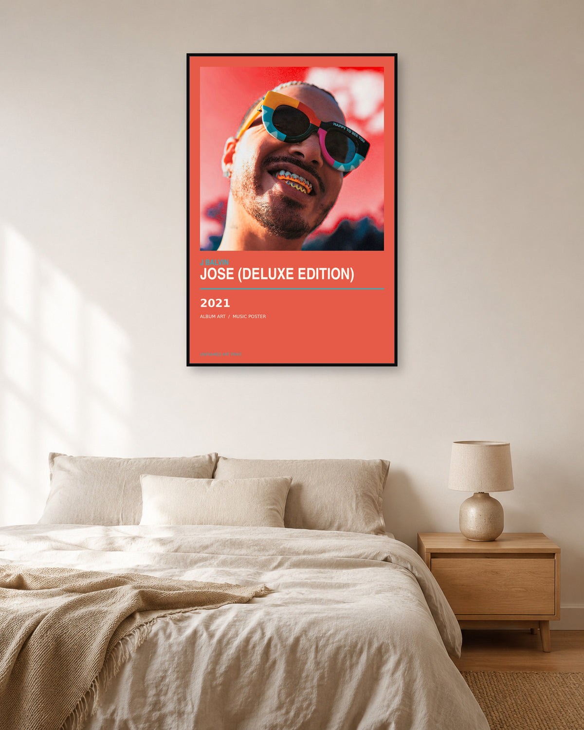 J Balvin JOSE Deluxe Edition Album Poster | Unframed Wall Art - product image 3