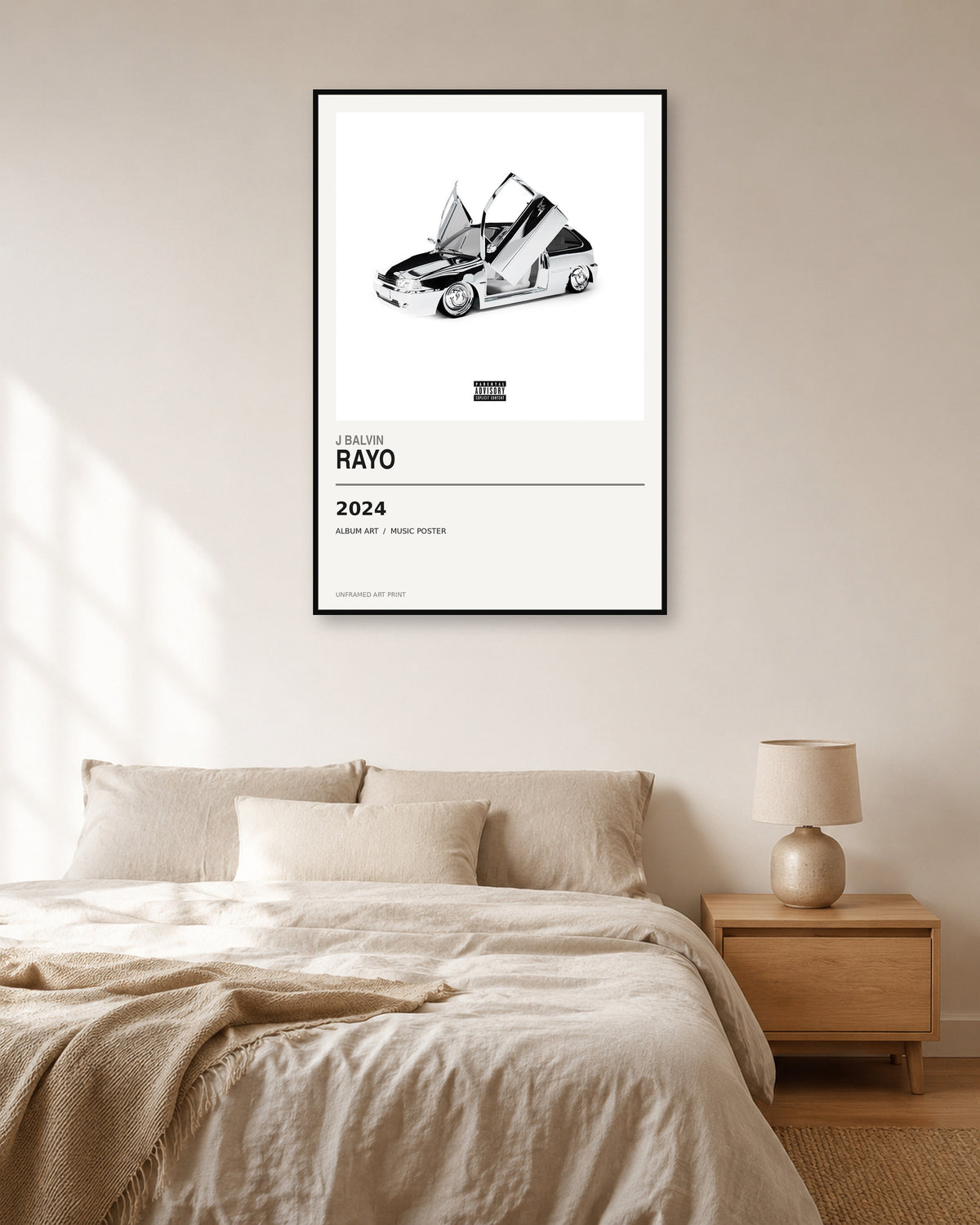 J Balvin Rayo Album Poster | Unframed Wall Art - product image 3