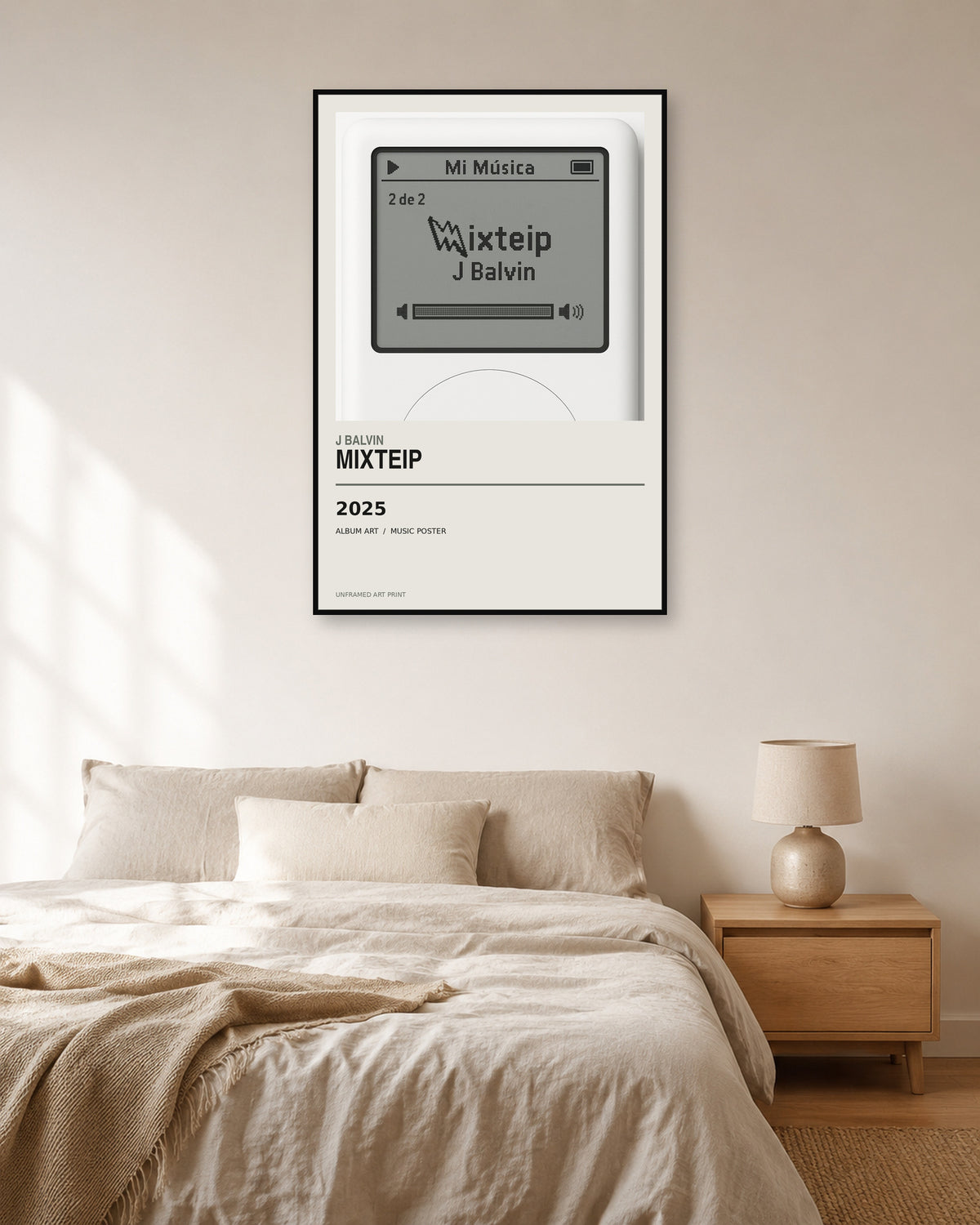 J Balvin Mixteip Album Poster | Unframed Wall Art - product image 3