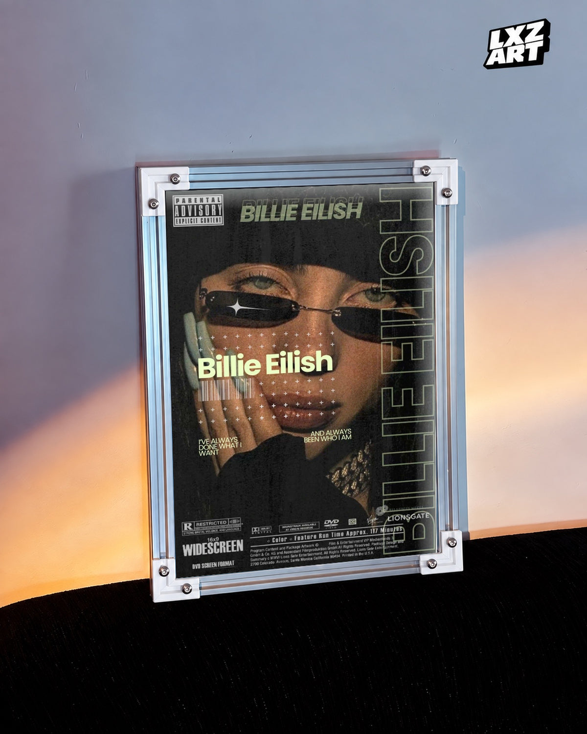 Billie Eilish Magazine-Inspired Portrait Poster | Unframed Bedroom Wall Art — warm wall display; unframed print, frame not included