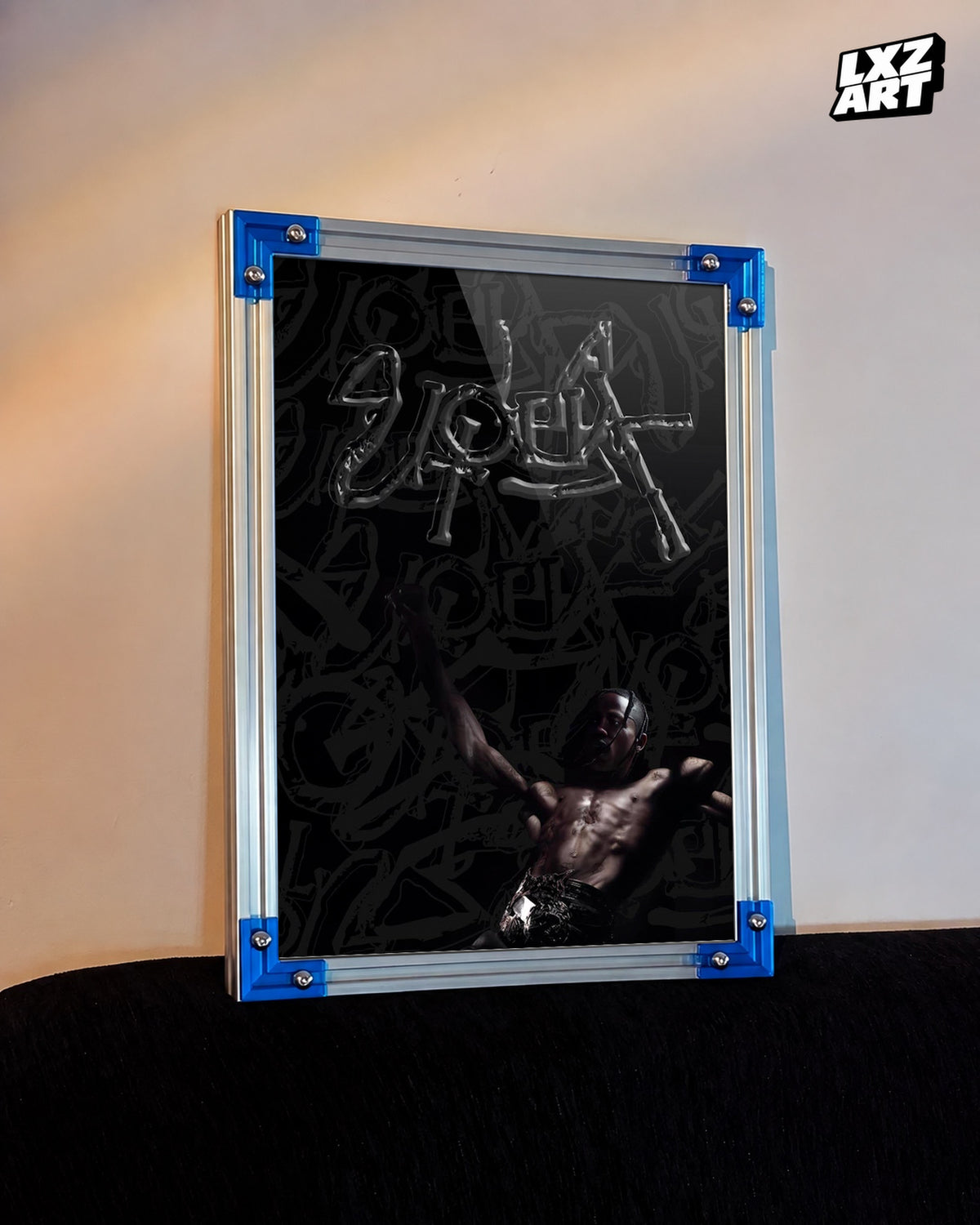Travis Scott Utopia Poster | Unframed Bedroom Wall Art — LXZART display 3; frame not included