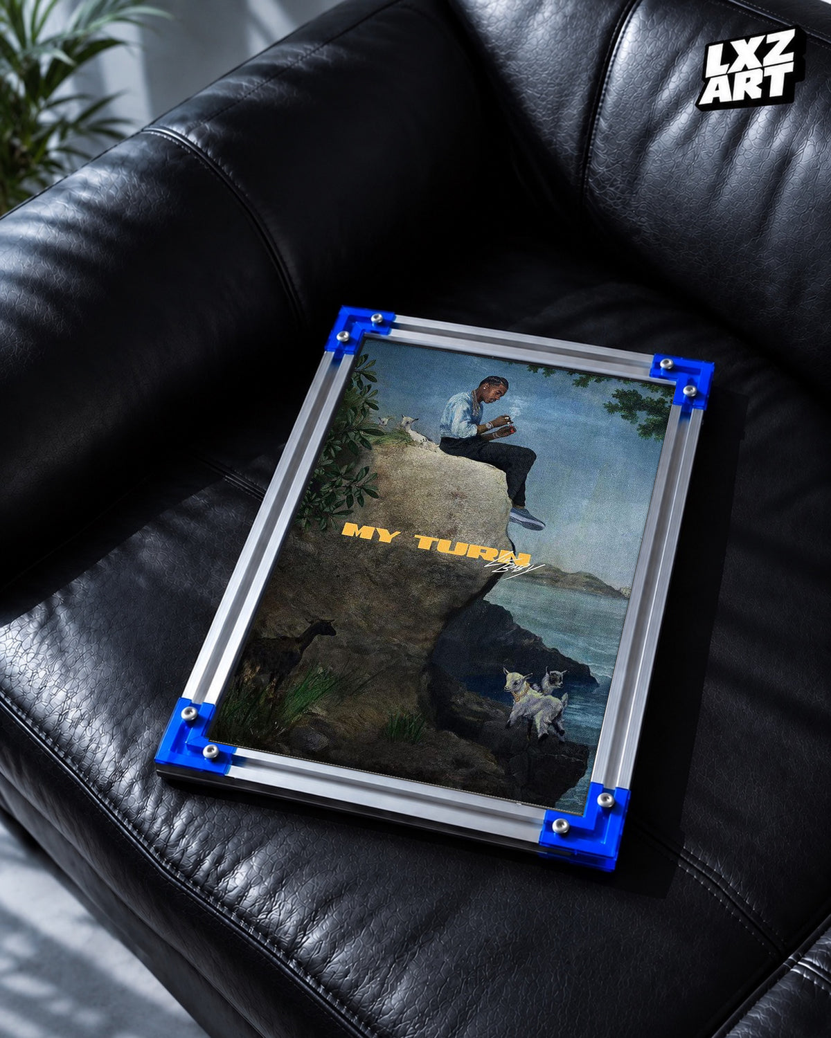 Lil Baby My Turn Album Poster | Unframed Bedroom Wall Art — LXZART display 2; frame not included