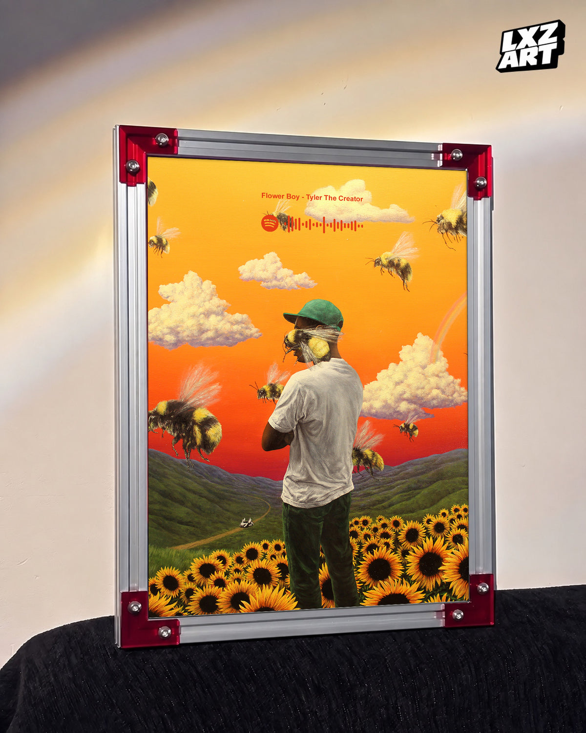 Tyler The Creator Flower Boy Album-Inspired Poster | Unframed Bedroom Wall Art — LXZART display 3; frame not included
