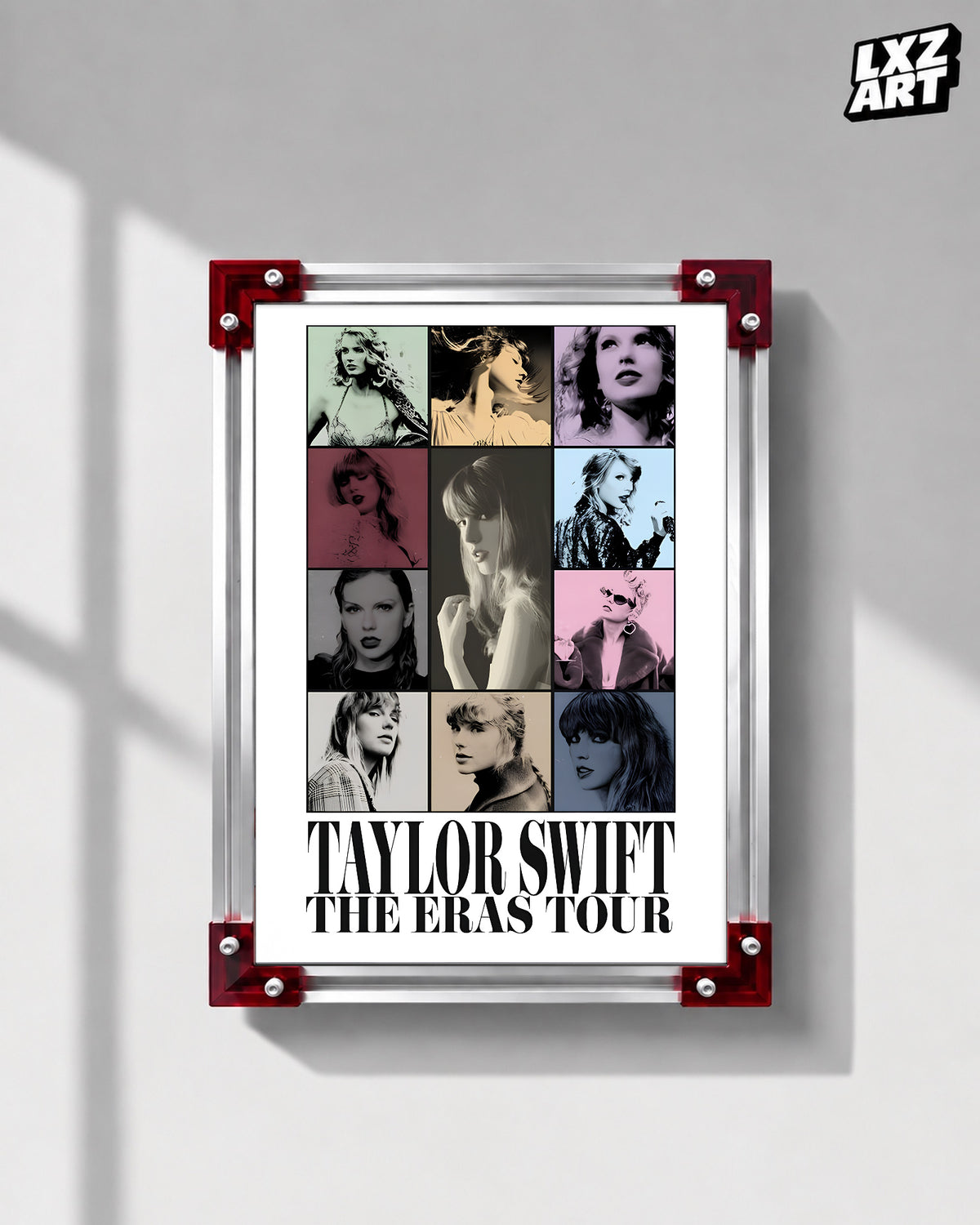 Taylor Swift Eras Tour Collage Poster | Unframed Bedroom Wall Art — LXZART display 1; frame not included