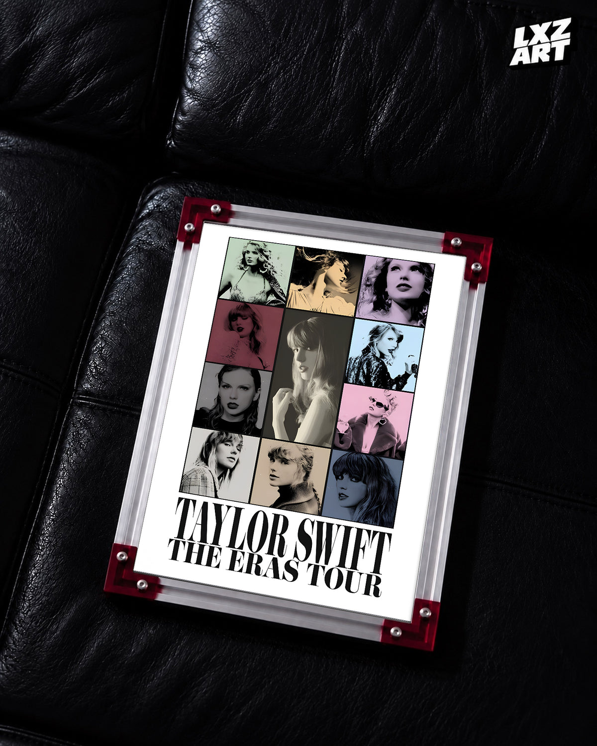 Taylor Swift Eras Tour Collage Poster | Unframed Bedroom Wall Art — LXZART display 2; frame not included
