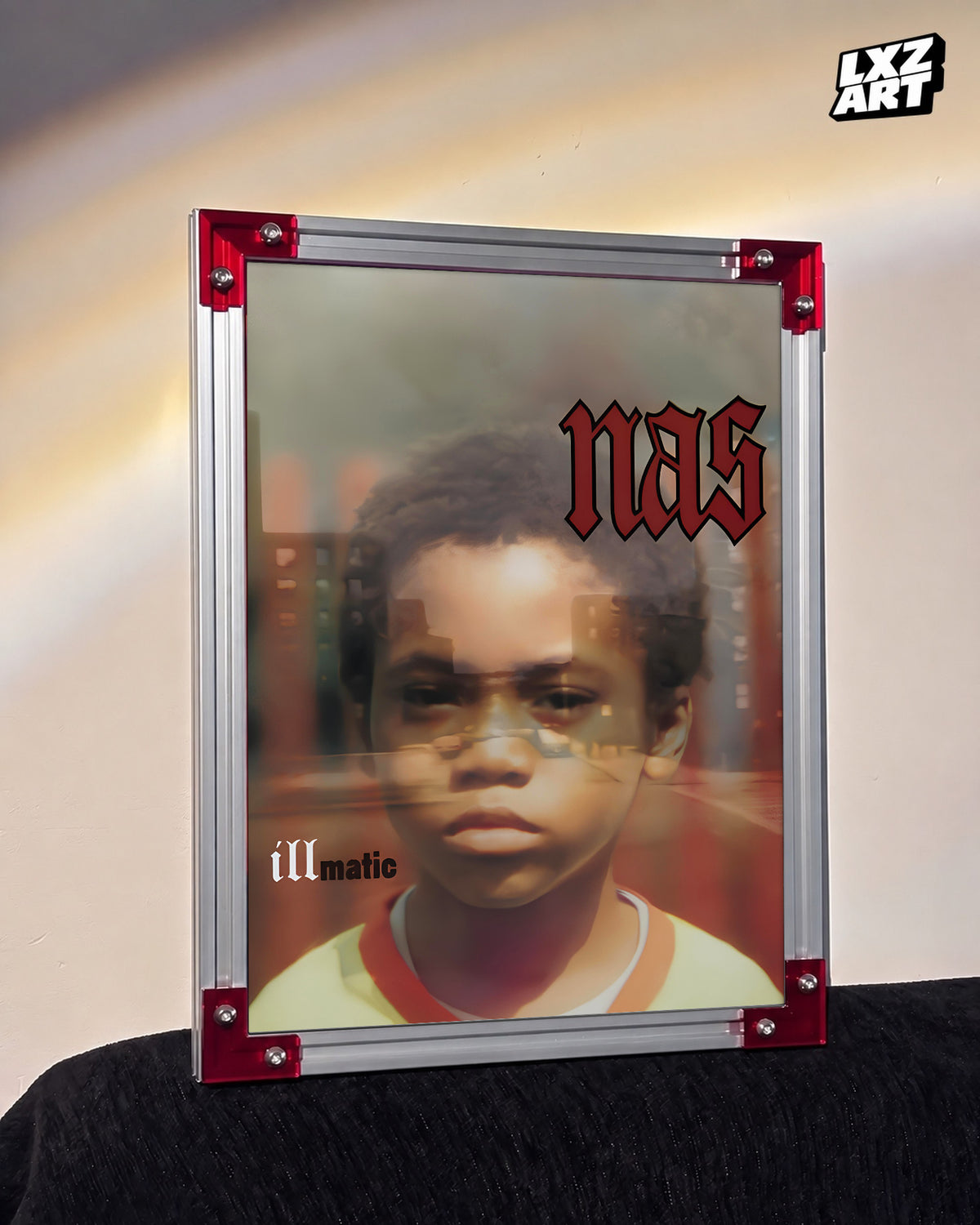 Nas Illmatic Album Poster | Unframed Bedroom Wall Art — LXZART display 3; frame not included