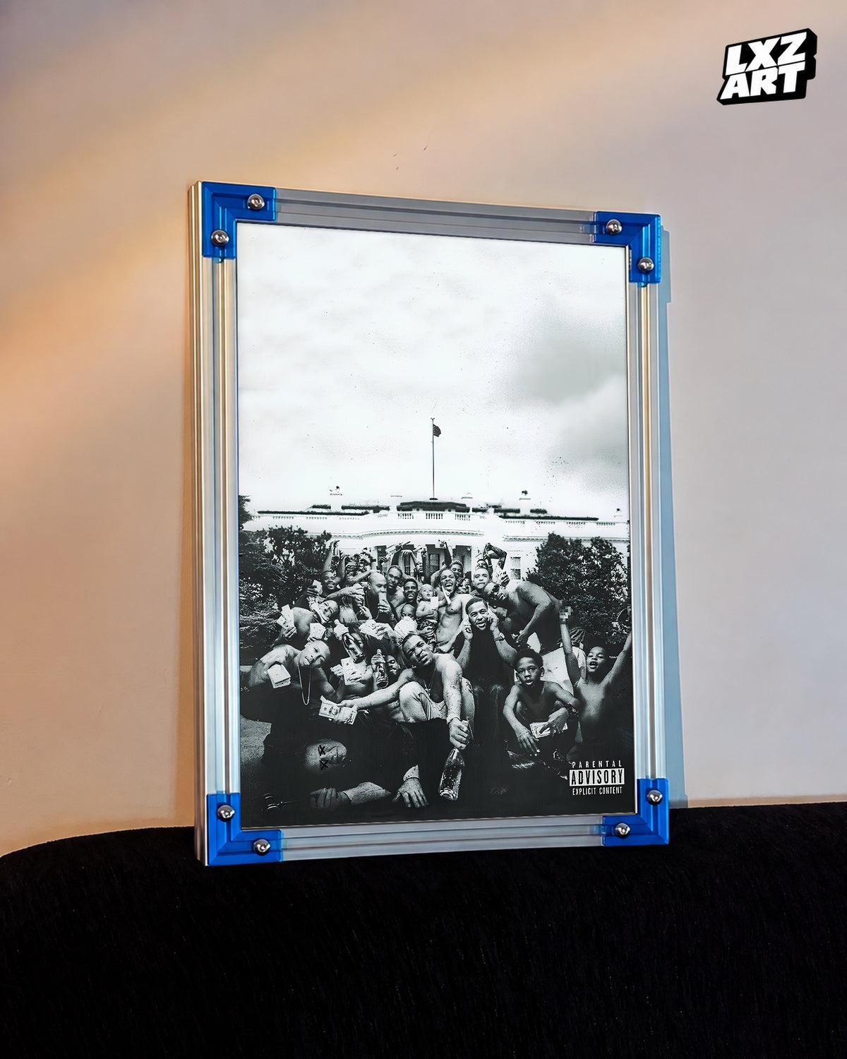 Kendrick Lamar To Pimp a Butterfly Album Poster | Unframed Hip Hop Wall Art — LXZART display 3; frame not included