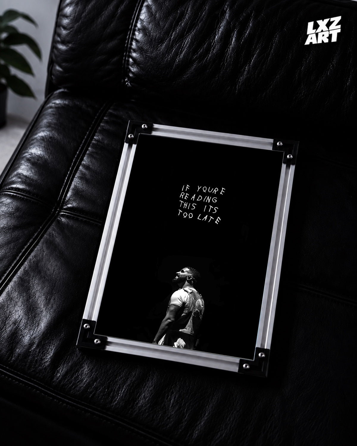 Drake If You’re Reading This It’s Too Late Poster | Unframed Bedroom Wall Art — LXZART display 2; frame not included
