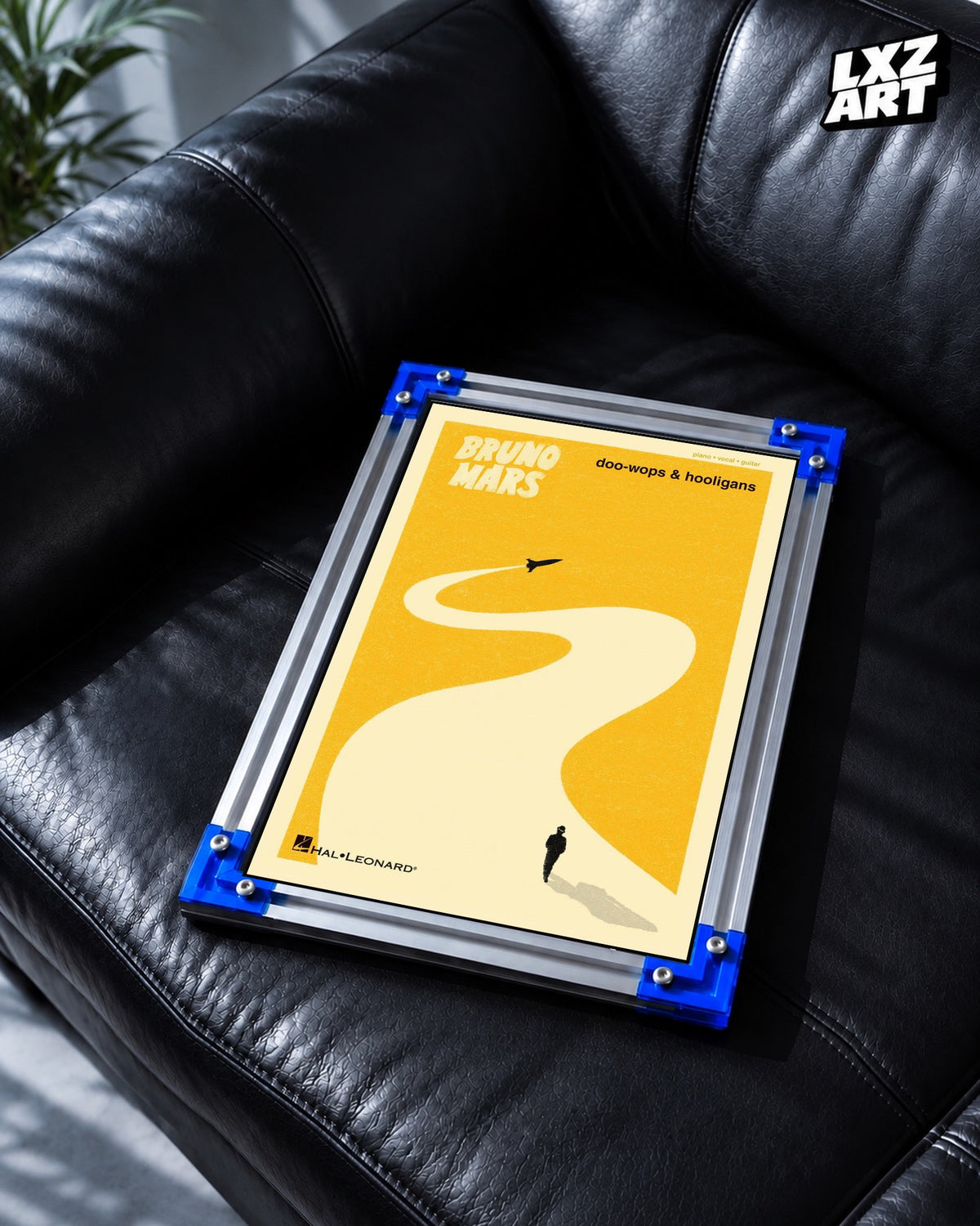 Bruno Mars Doo-Wops & Hooligans Wall Art Print — LXZART display 2; frame not included