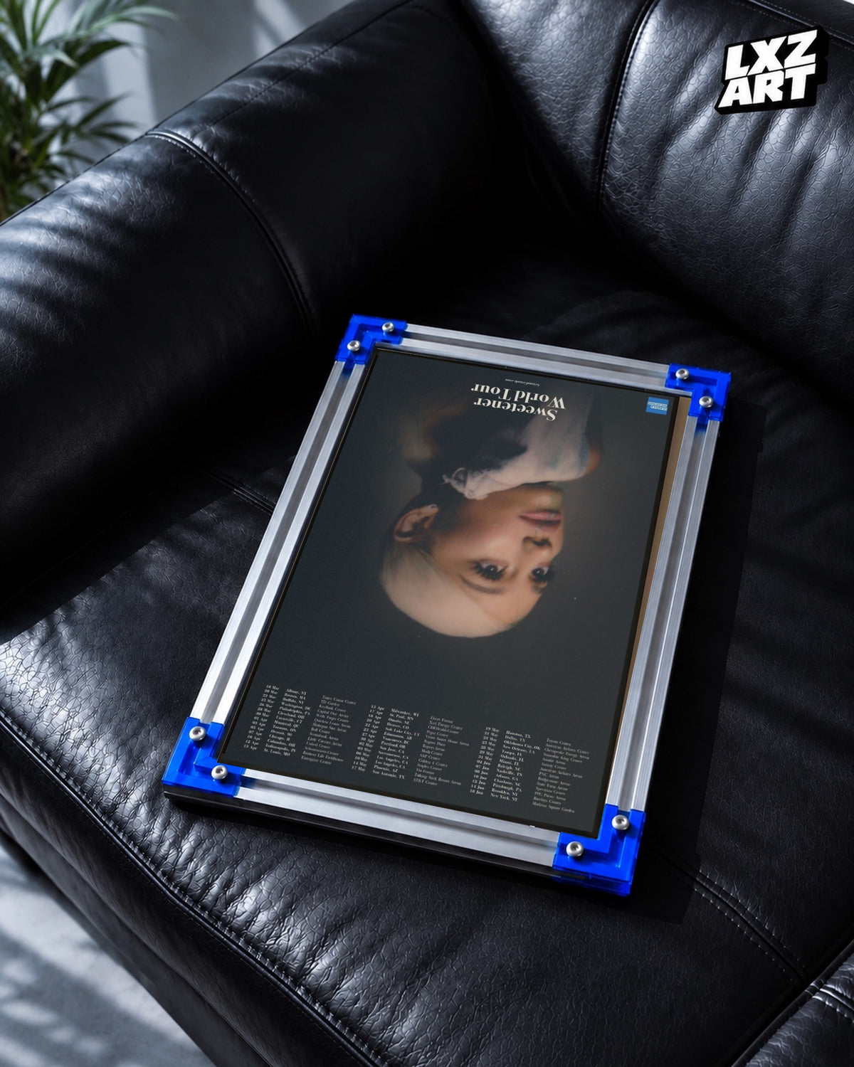 Ariana Grande Sweetener World Tour Poster | Unframed Bedroom Wall Art — LXZART display 2; frame not included