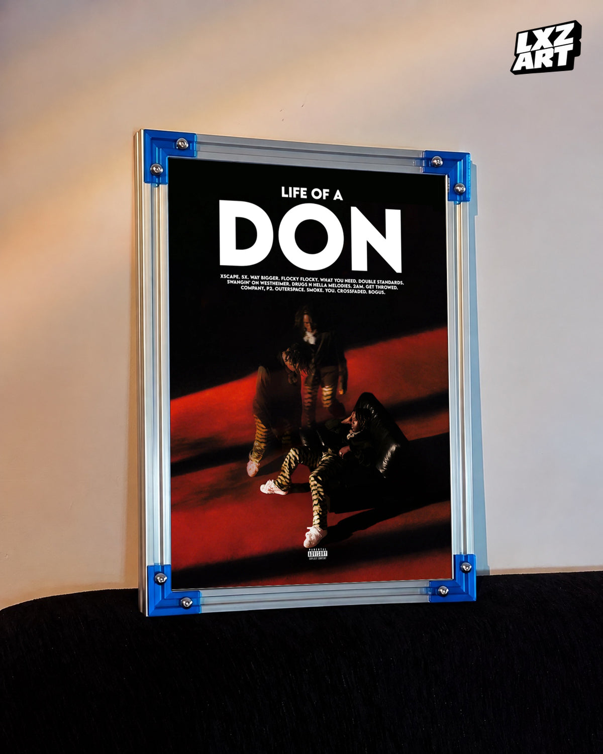 Don Toliver Life of a Don Album Poster | Unframed Bedroom Wall Art — LXZART display 3; frame not included