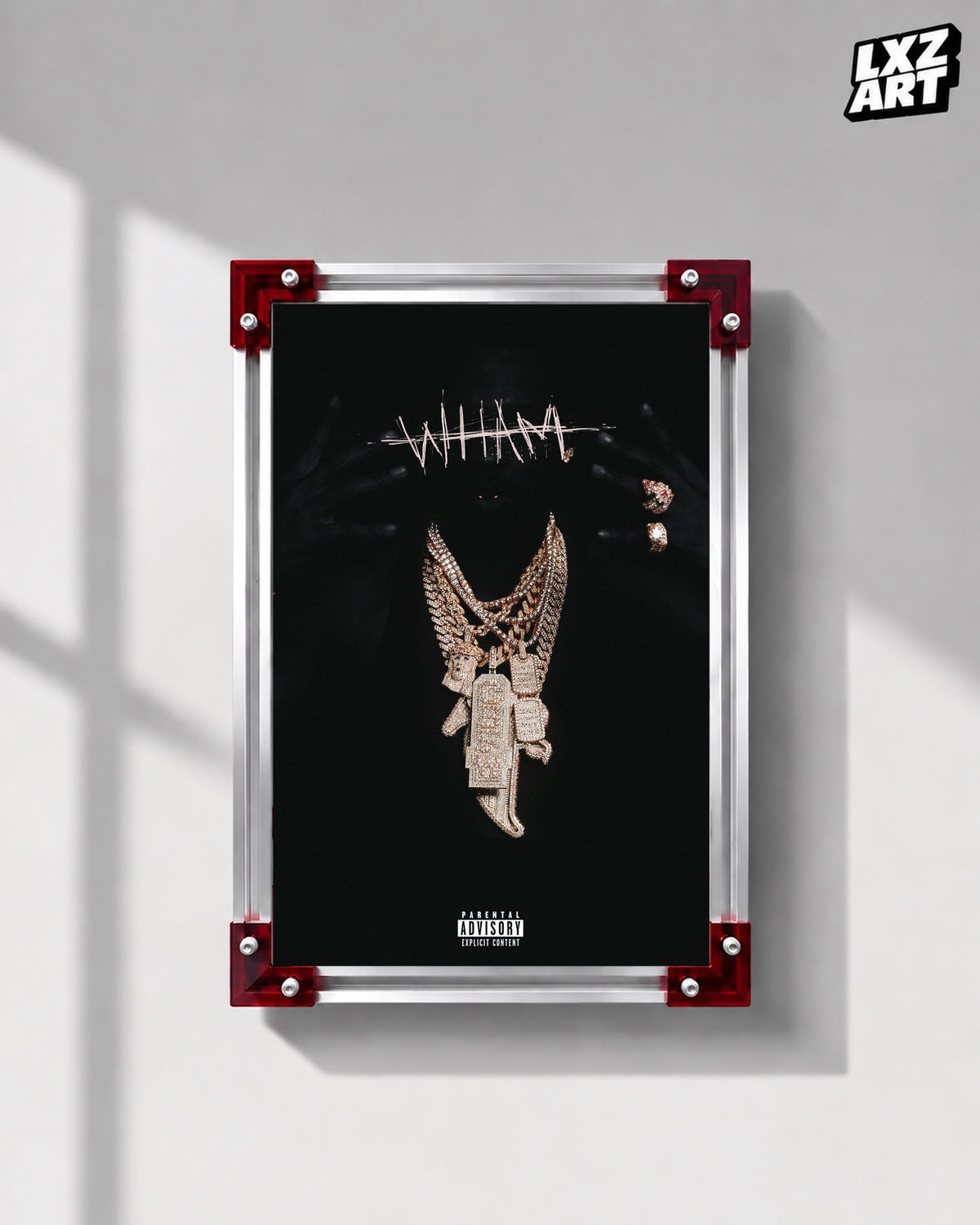 Lil Baby WHAM Album Poster | Unframed Wall Art — LXZART display 1; frame not included