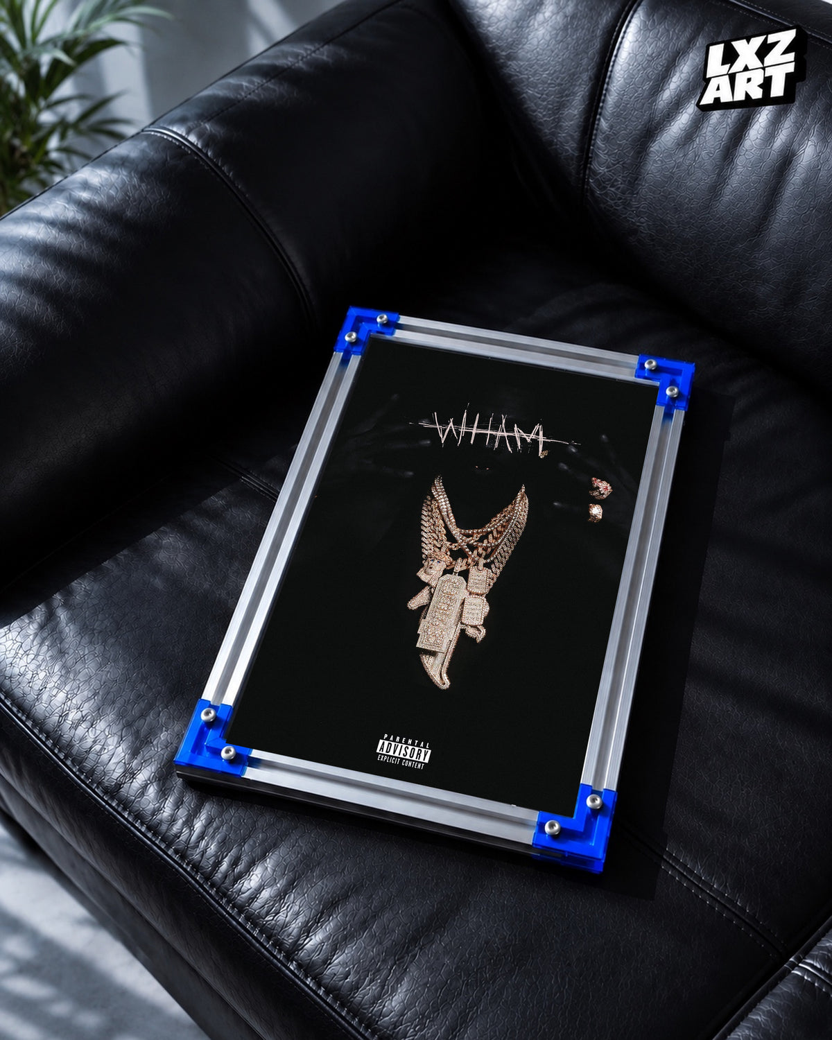 Lil Baby WHAM Album Poster | Unframed Wall Art — LXZART display 2; frame not included