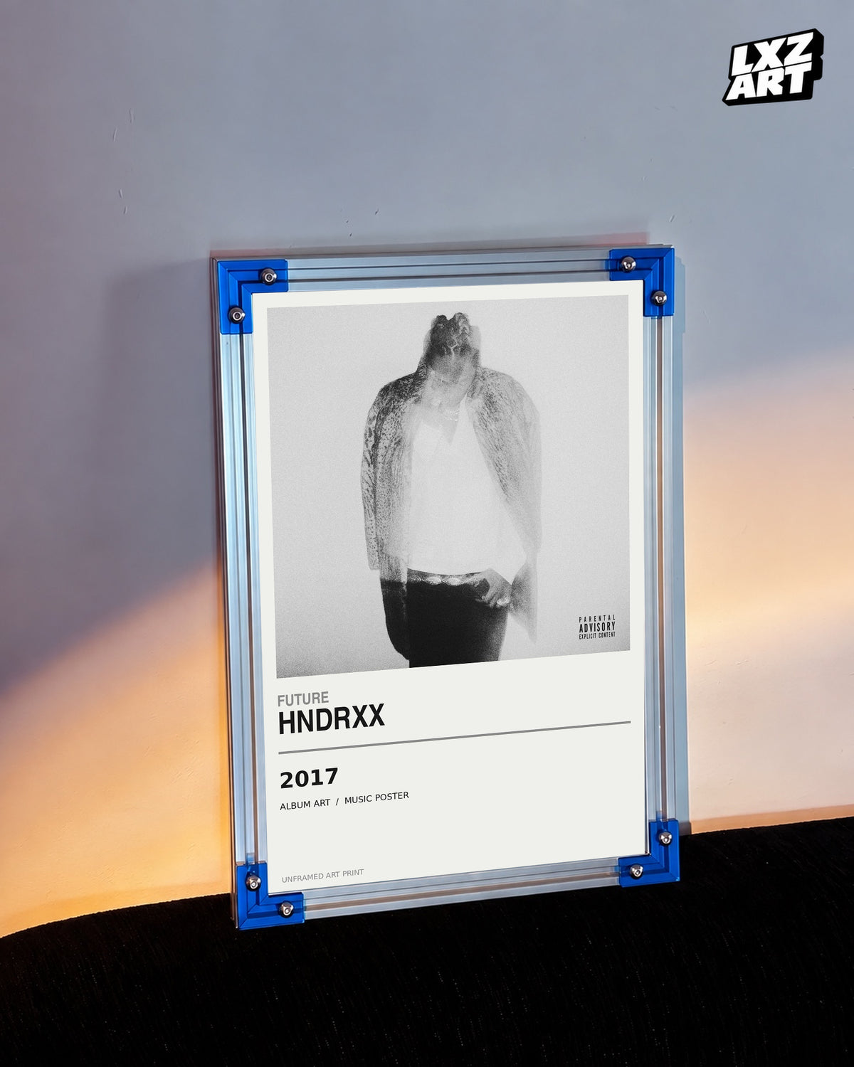 Future HNDRXX Album Poster | Unframed Wall Art — LXZART display 3; frame not included