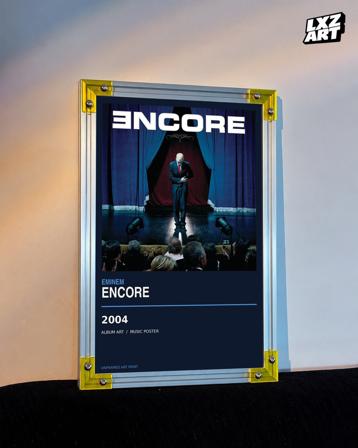 Eminem Encore Album Poster | Unframed Wall Art — LXZART display 3; frame not included