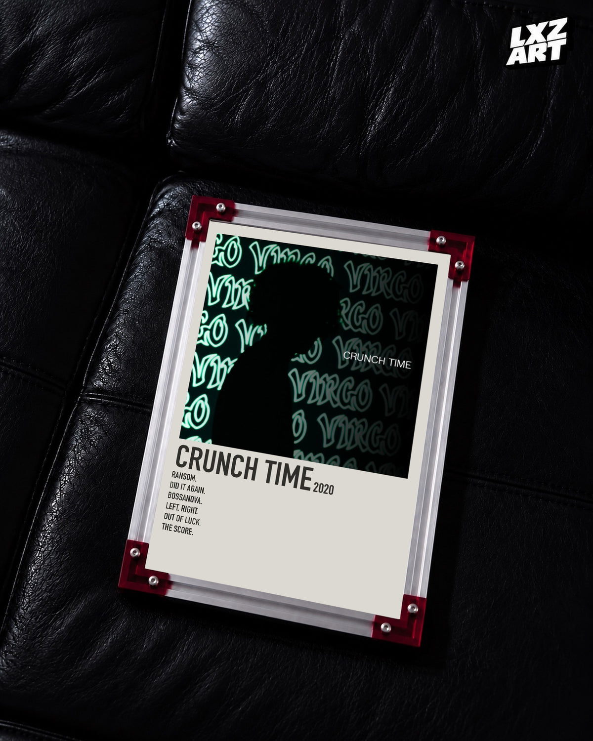Lil Tecca Crunch Time Cream Tracklist Poster | Unframed Wall Art — LXZART display 2; frame not included