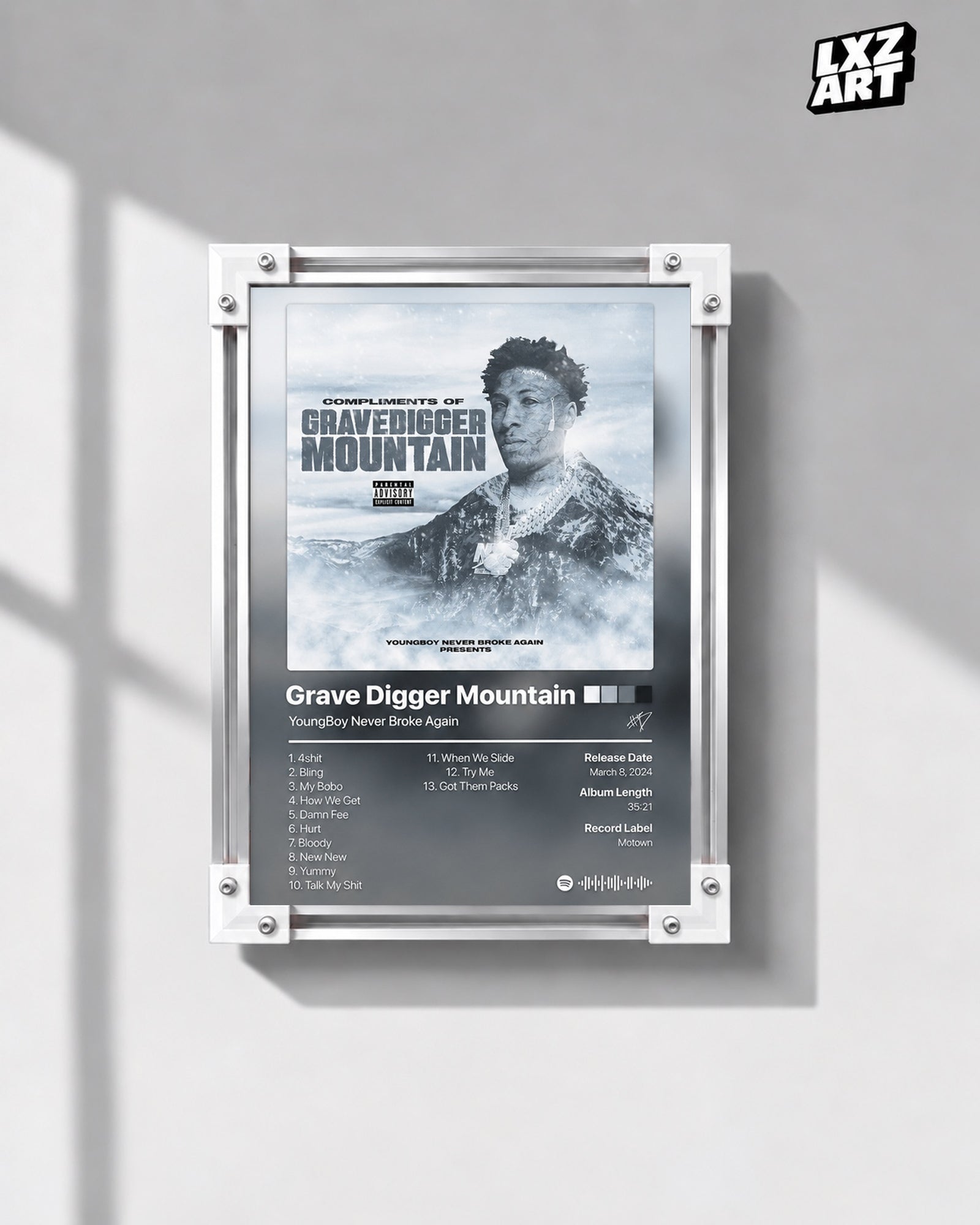 YoungBoy Never Broke Again Grave Digger Mountain | LXZART