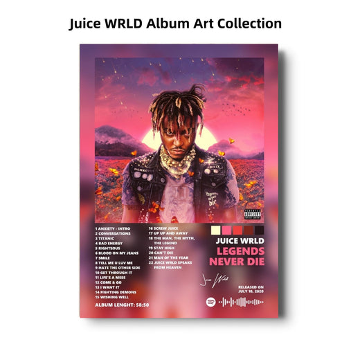 Juice WRLD Album Art Collection | Emo Rap Music Posters